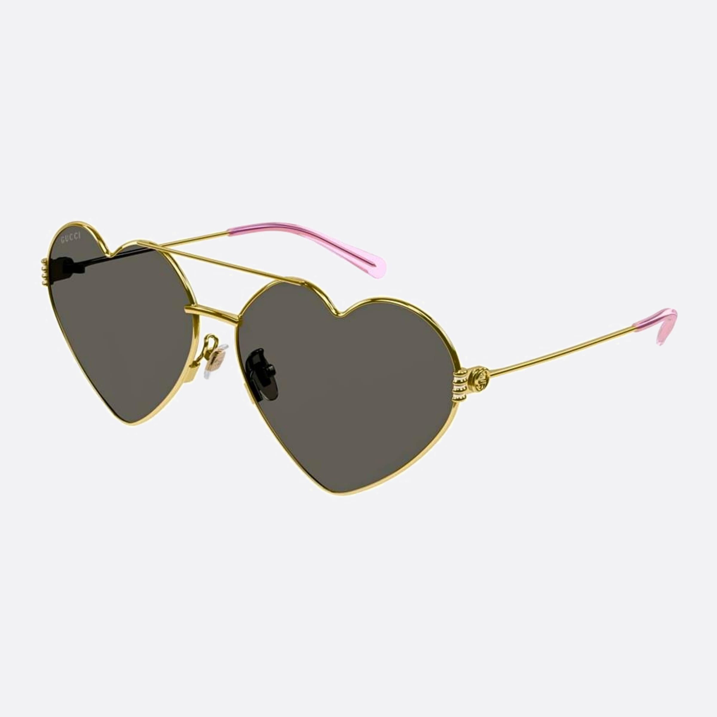 Gucci 62mm Gold Visor Women Sunglasses - Side View
