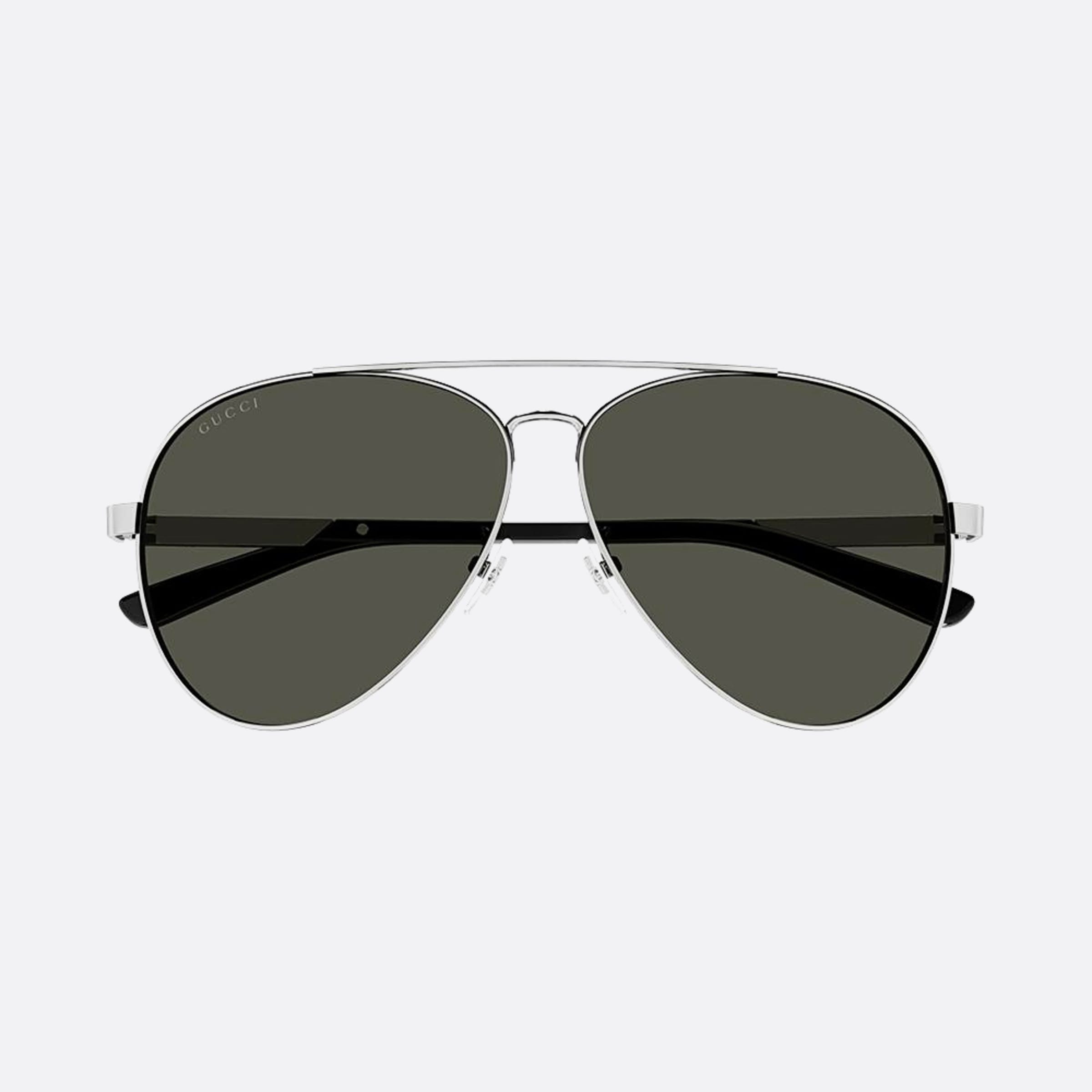 Gucci 61mm Gg1288sa Sig Silver Oversize Men Sunglasses - Main View
