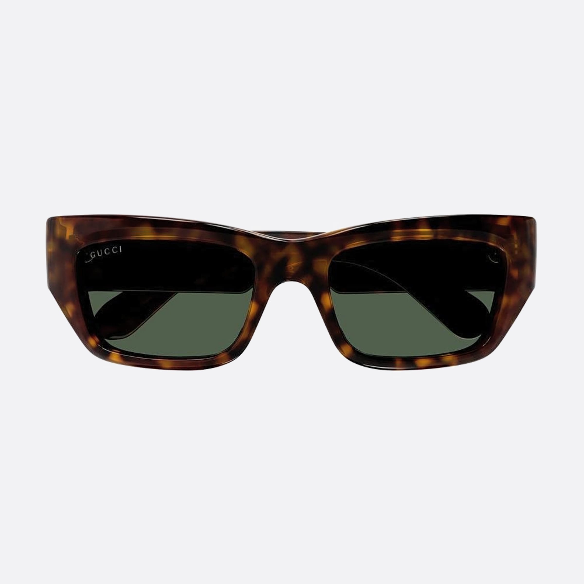 Gucci 55mm Swe Havana Geometric Man Sunglasses - Main View