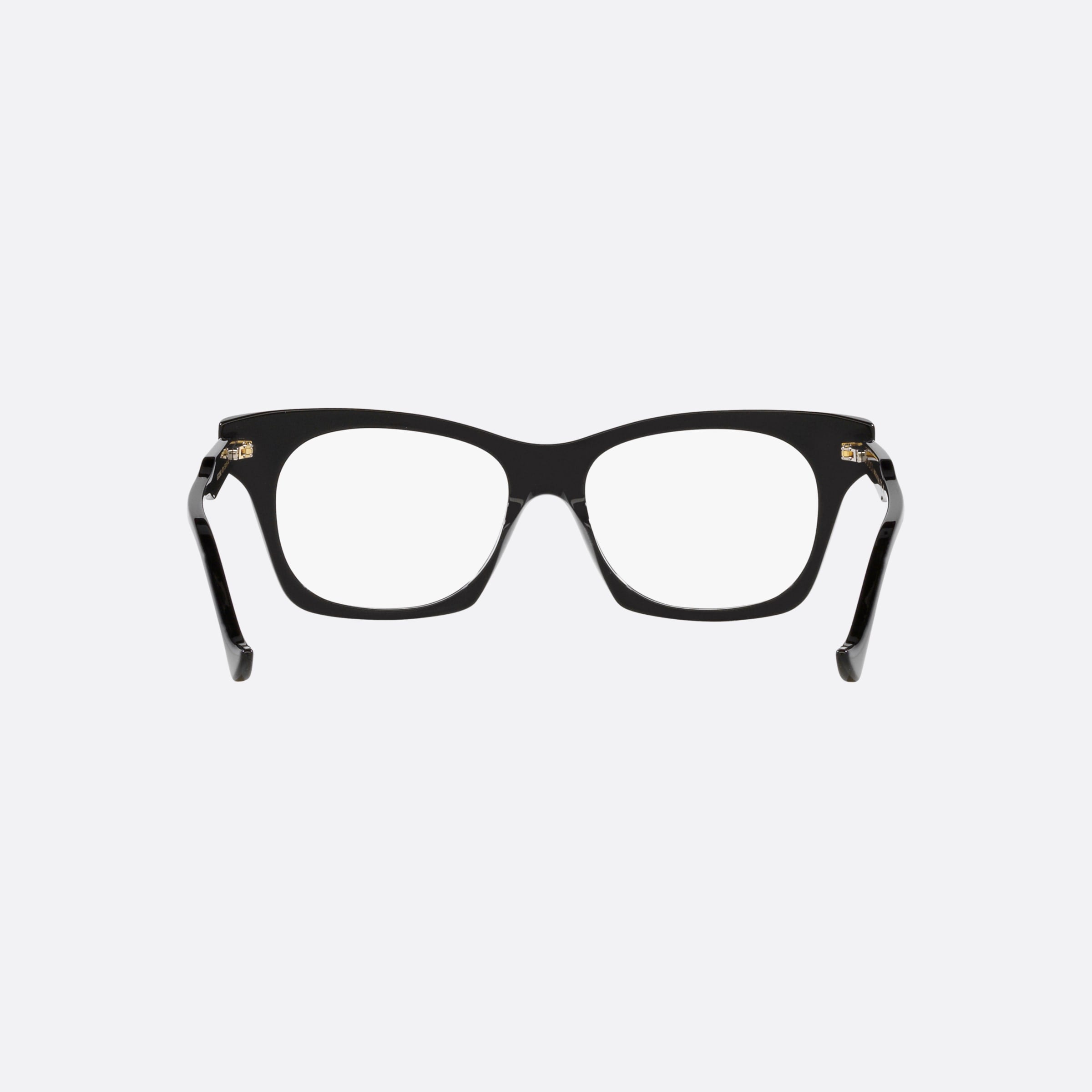 Gucci 55mm Black Cat Eye Woman Eyeglasses - Side View