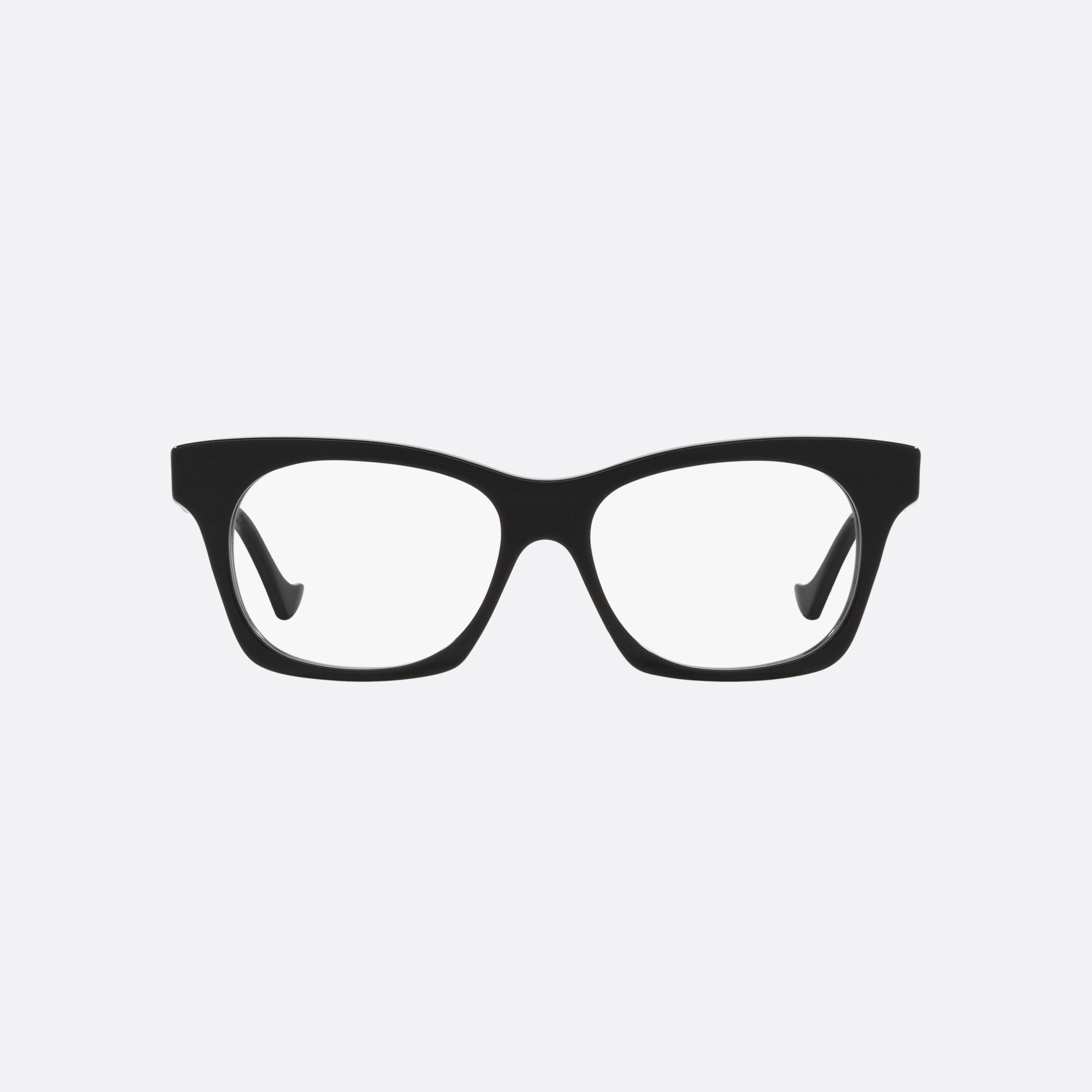 Gucci 55mm Black Cat Eye Woman Eyeglasses - Lifestyle Shot