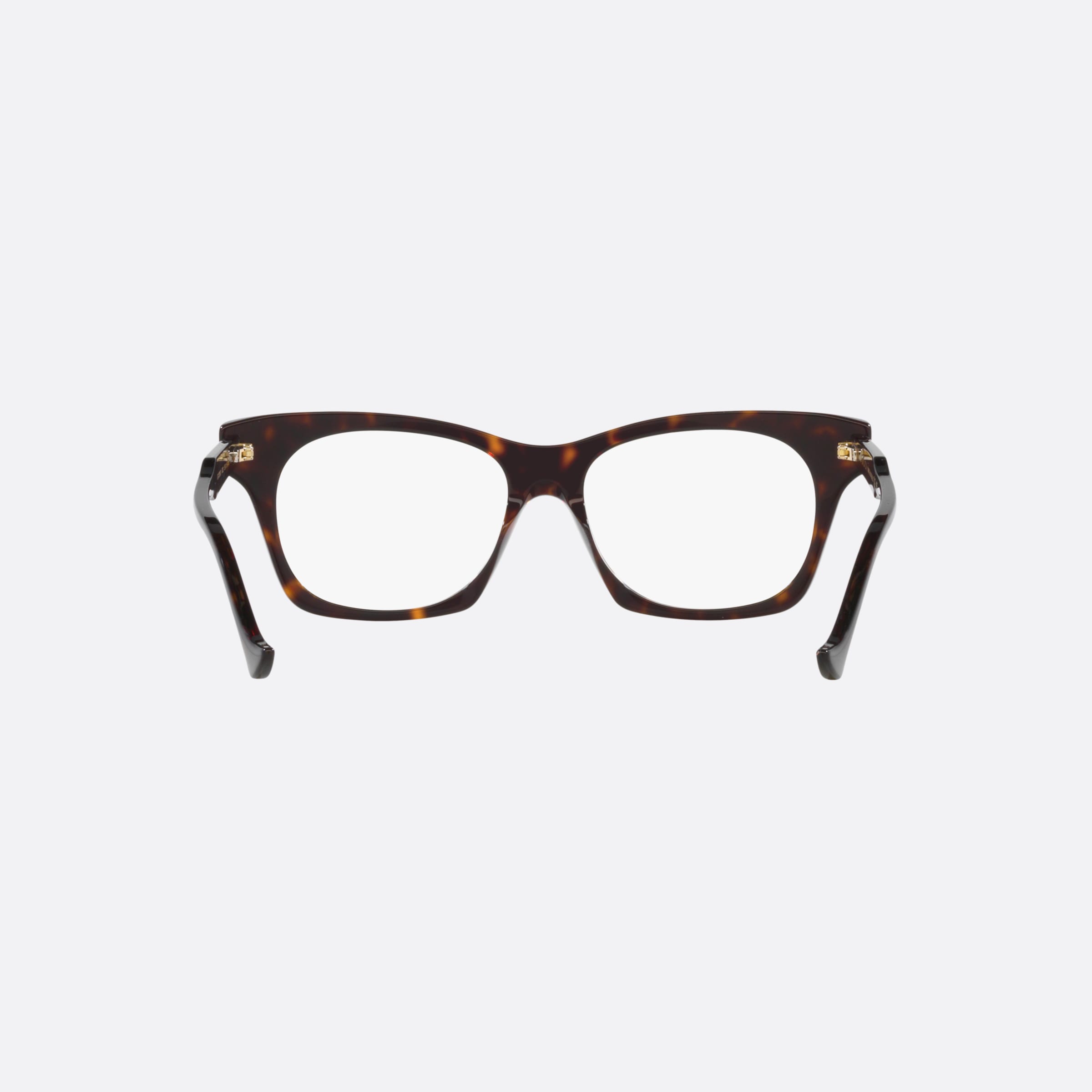 Gucci 55mm Havana Cat Eye Woman Eyeglasses - Side View