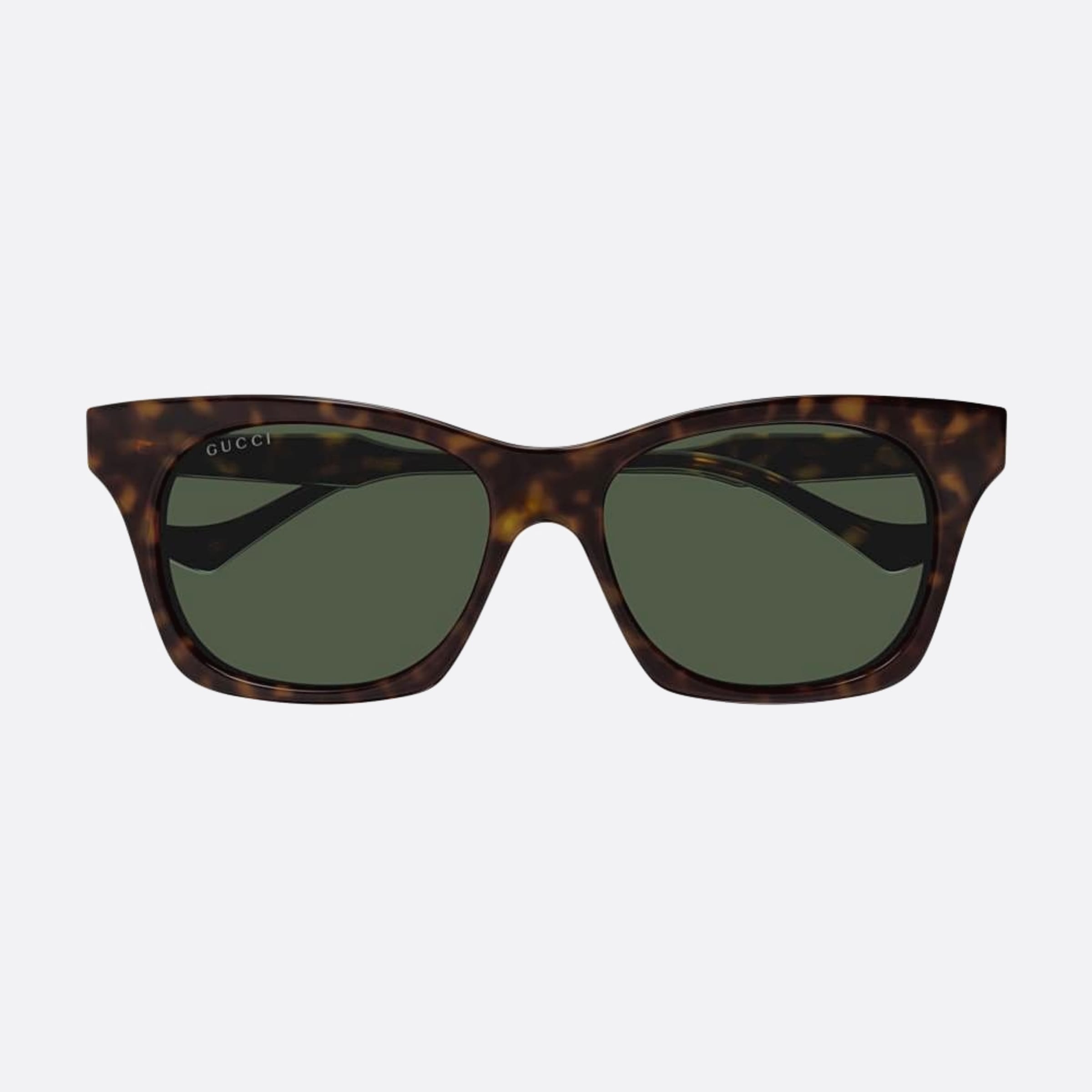 Gucci 55mm Asq Havana Squared Woman Sunglasses - Main View