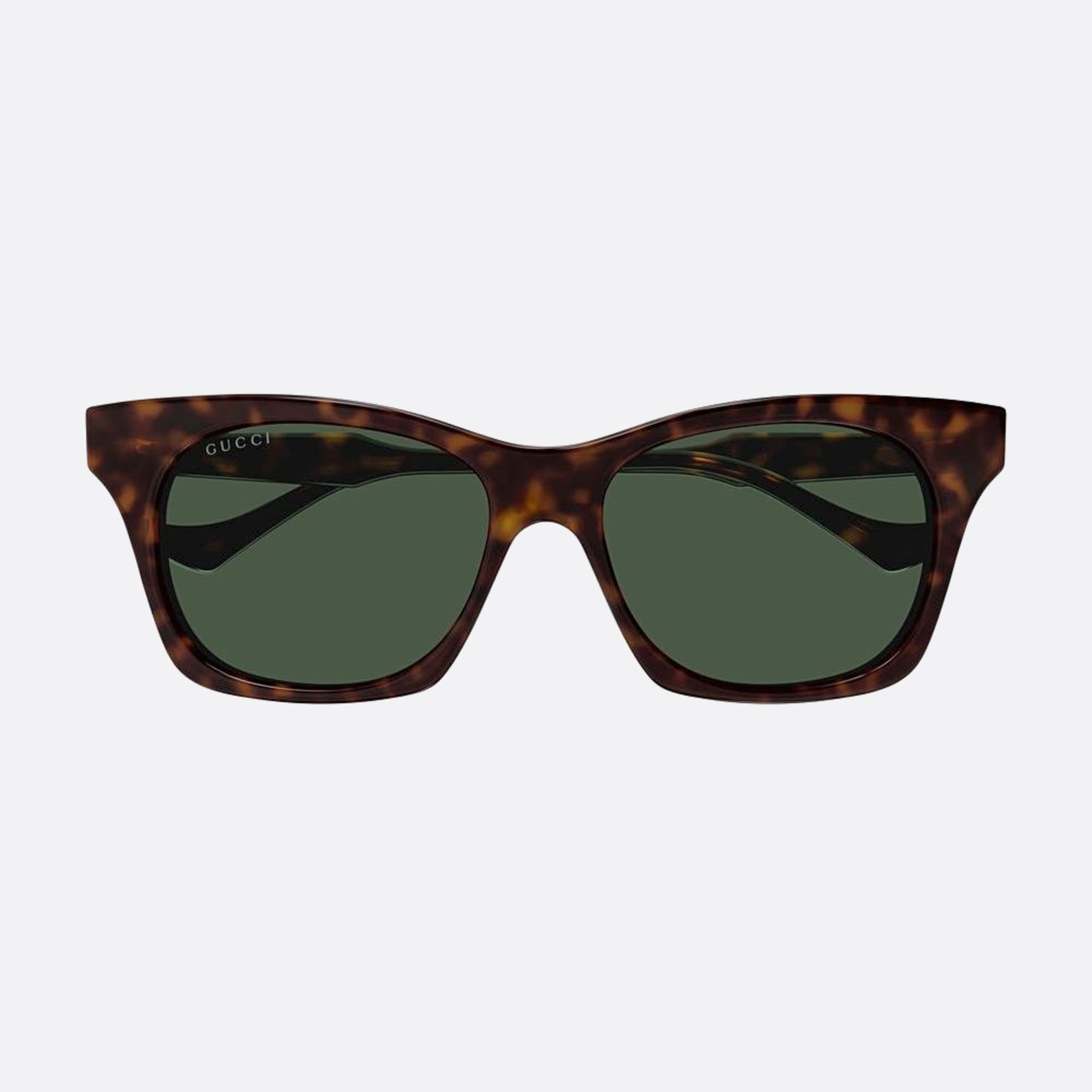Gucci 55mm Asq Havana Squared Woman Sunglasses - Detail View