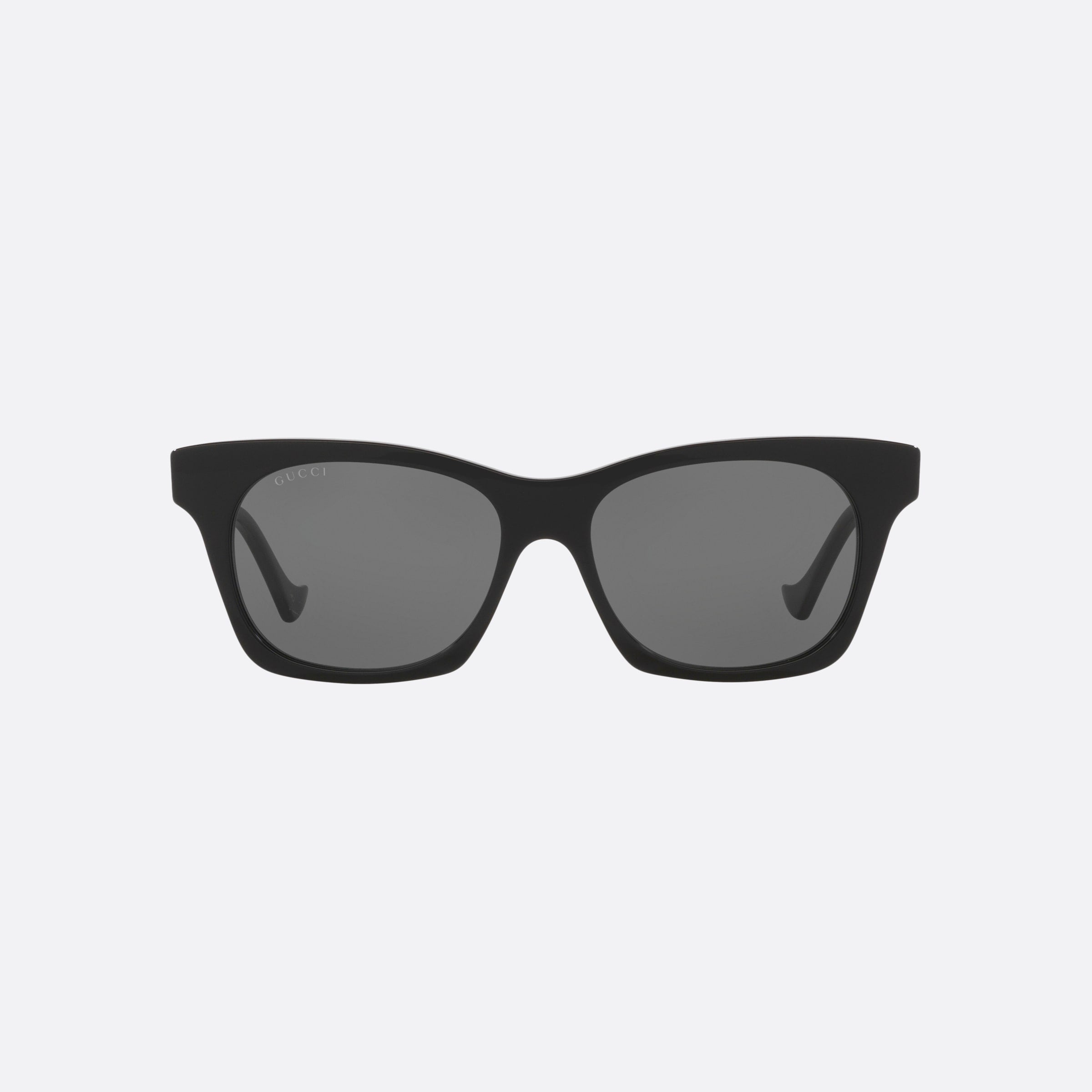 Gucci 55mm Black Cat Eye Women Sunglasses - Side View