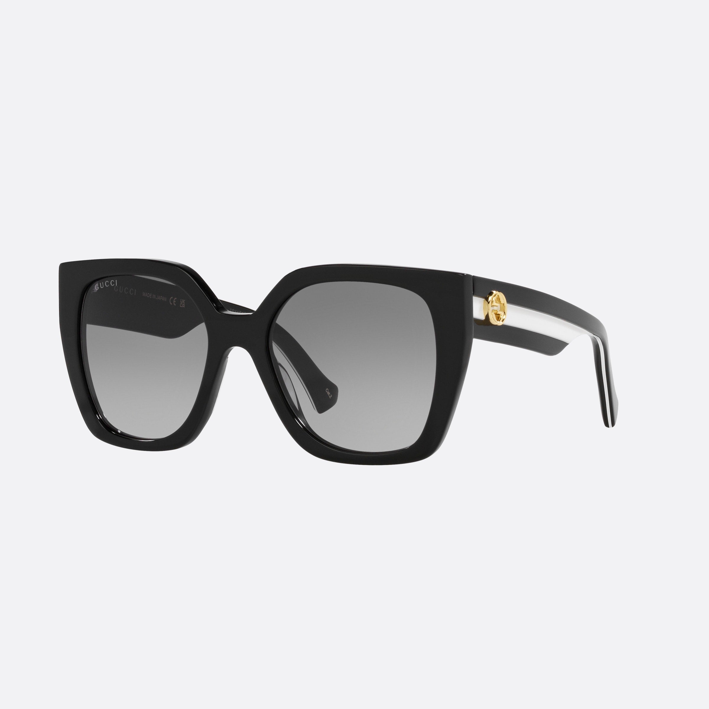 Gucci 55mm Mhi Black Butterfly Woman Sunglasses - Main View