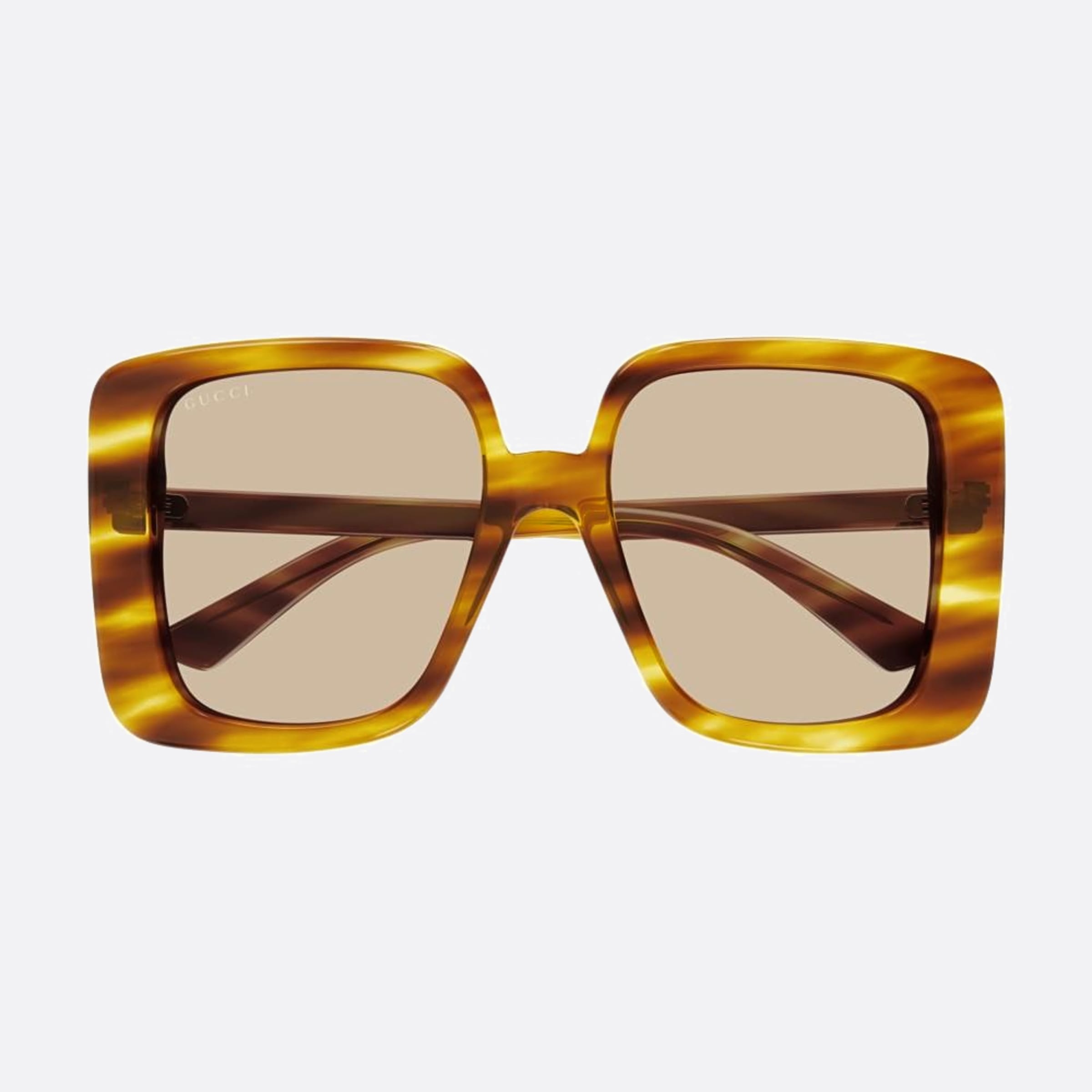 Gucci 55mm Lhg Havana Oversize Women Sunglasses - Main View