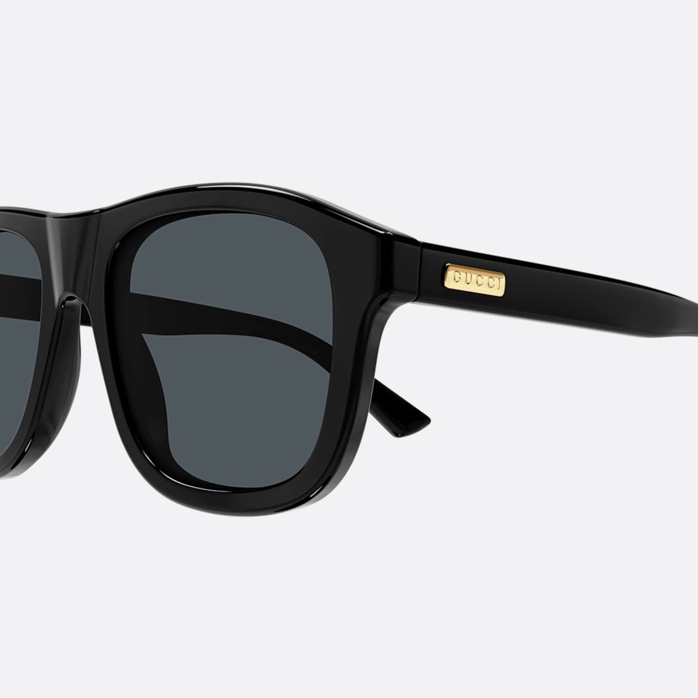 Gucci 54mm Black Squared Polarized Men Sunglasses - Lifestyle Shot