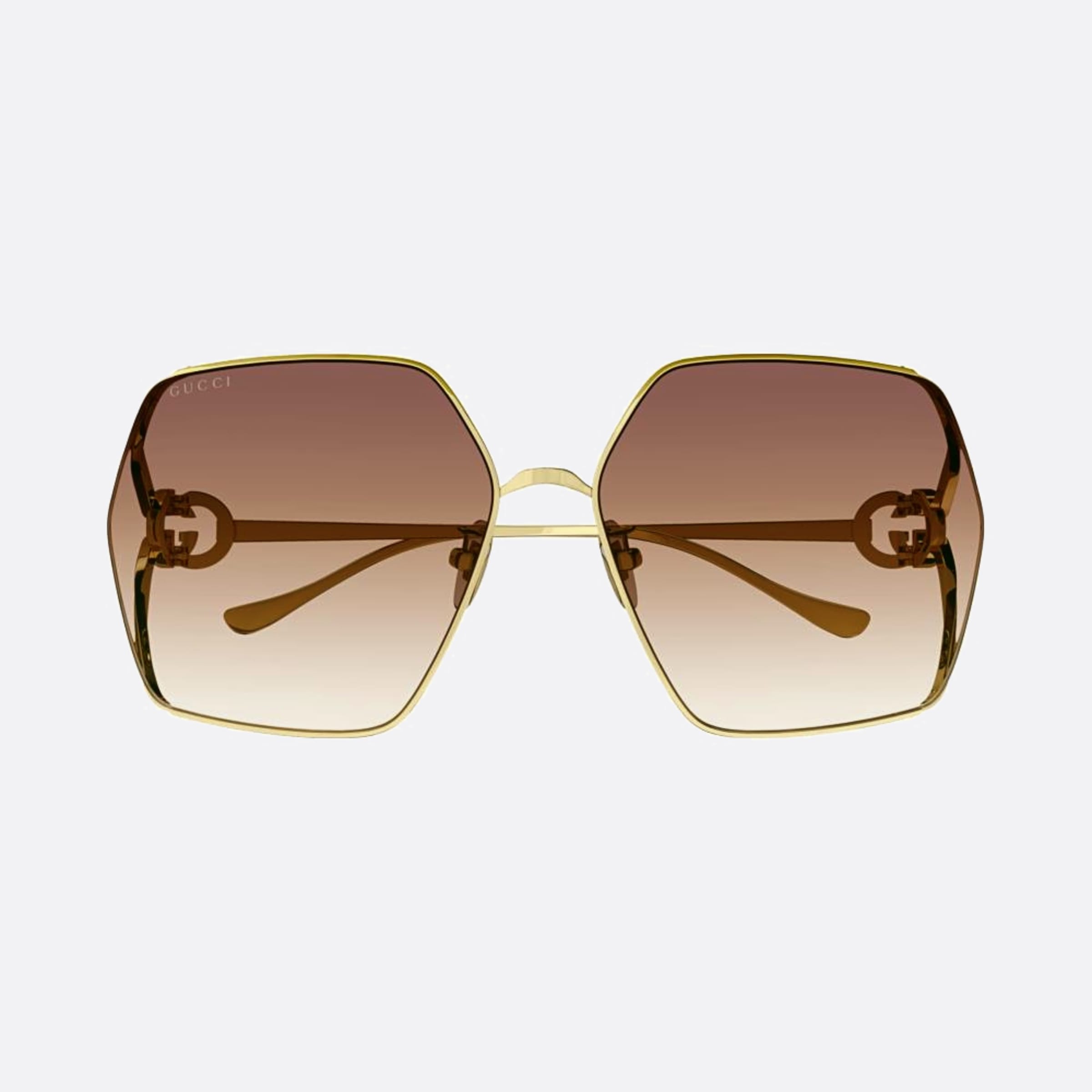 Gucci 64mm Gg1322sa Fre Gold Squared Women Sunglasses - Main View
