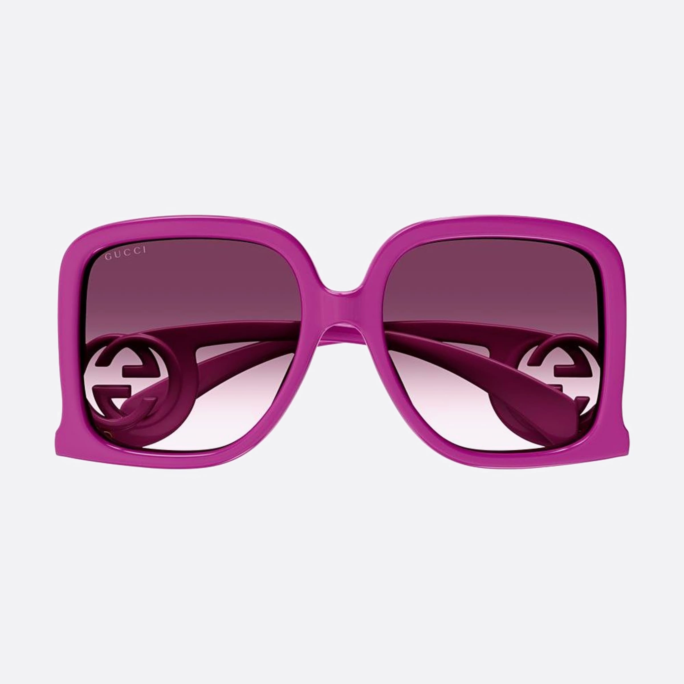 Gucci 58mm Bjk Pink Oversize Women Sunglasses - Main View