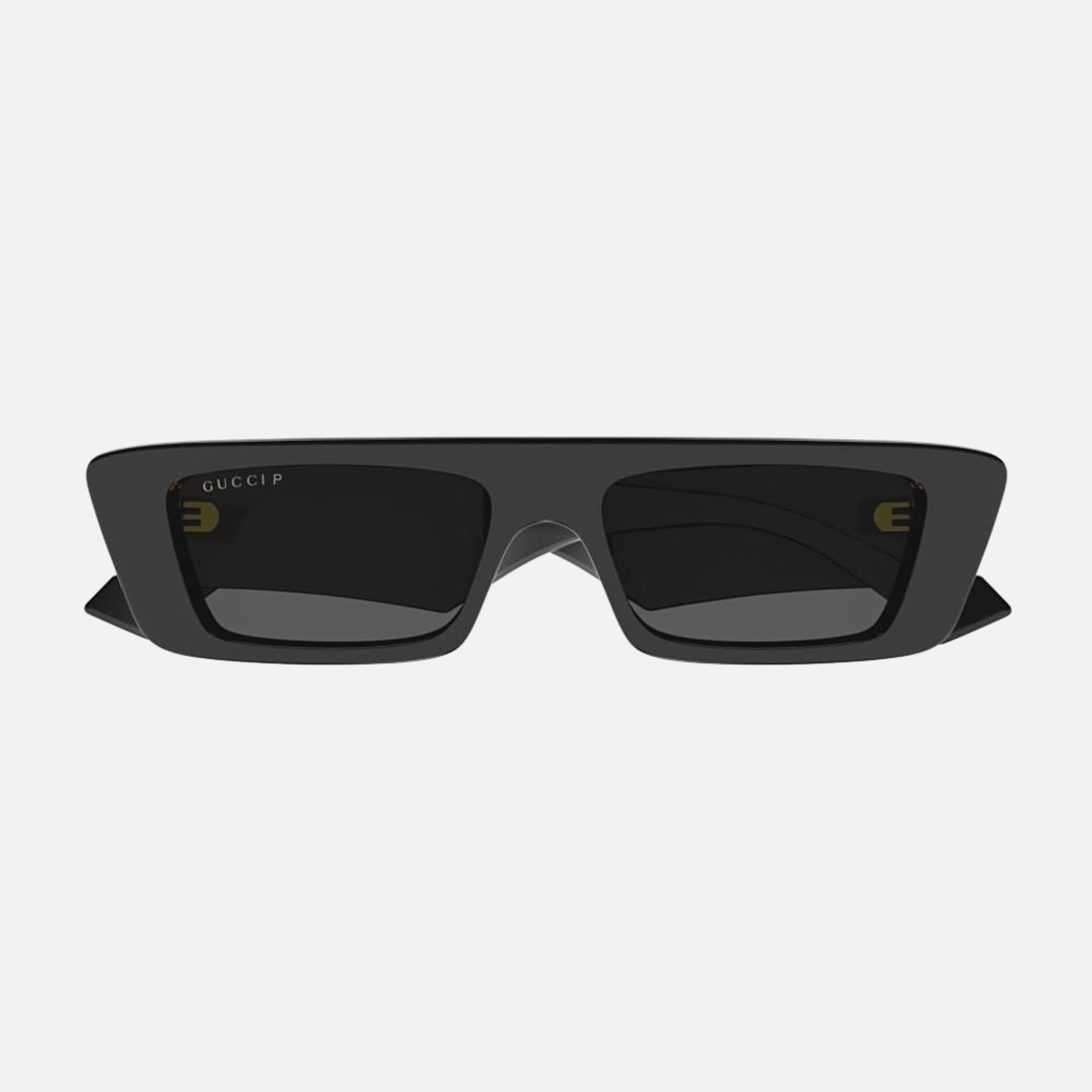 Gucci 54mm Lou Black Squared Polarized Men Sunglasses - Main View