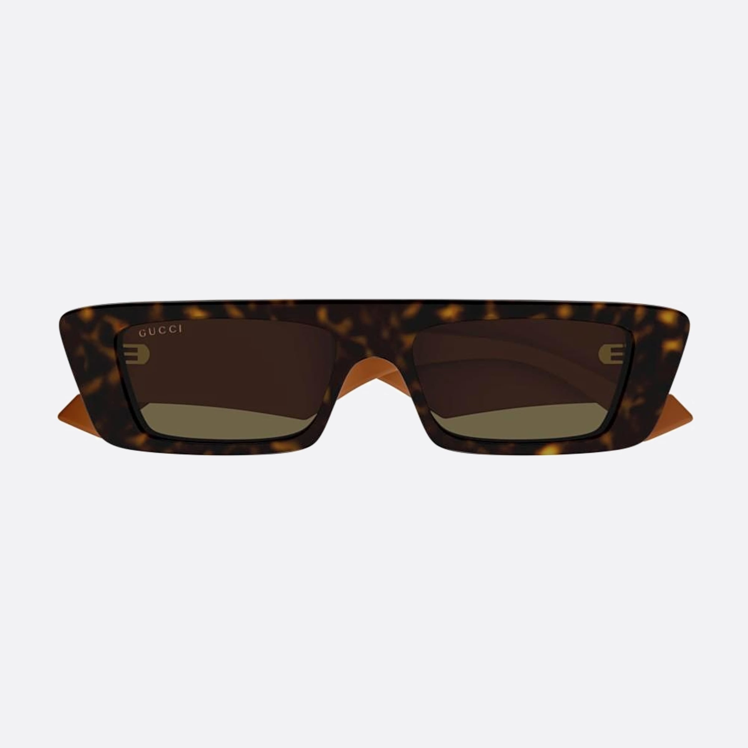 Gucci 54mm Havana Squared Men Sunglasses - Main View