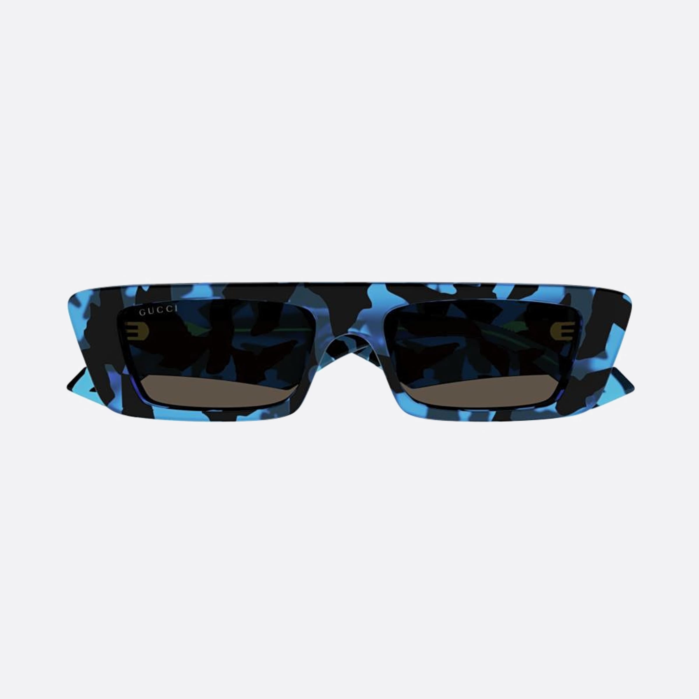 Gucci 54mm Frs Havana Squared Men Sunglasses - Main View
