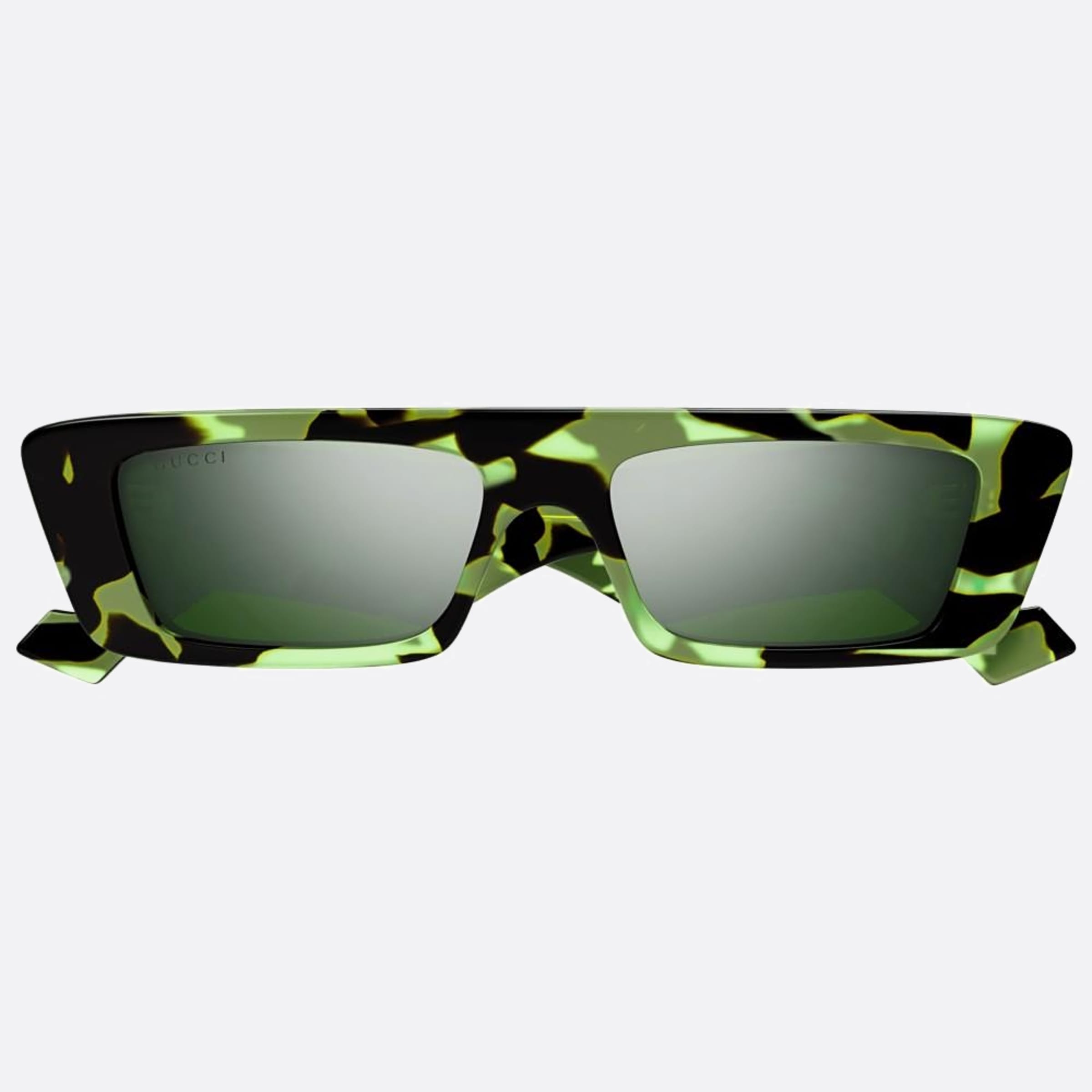 Gucci 54mm Havana Squared Men Sunglasses - Main View