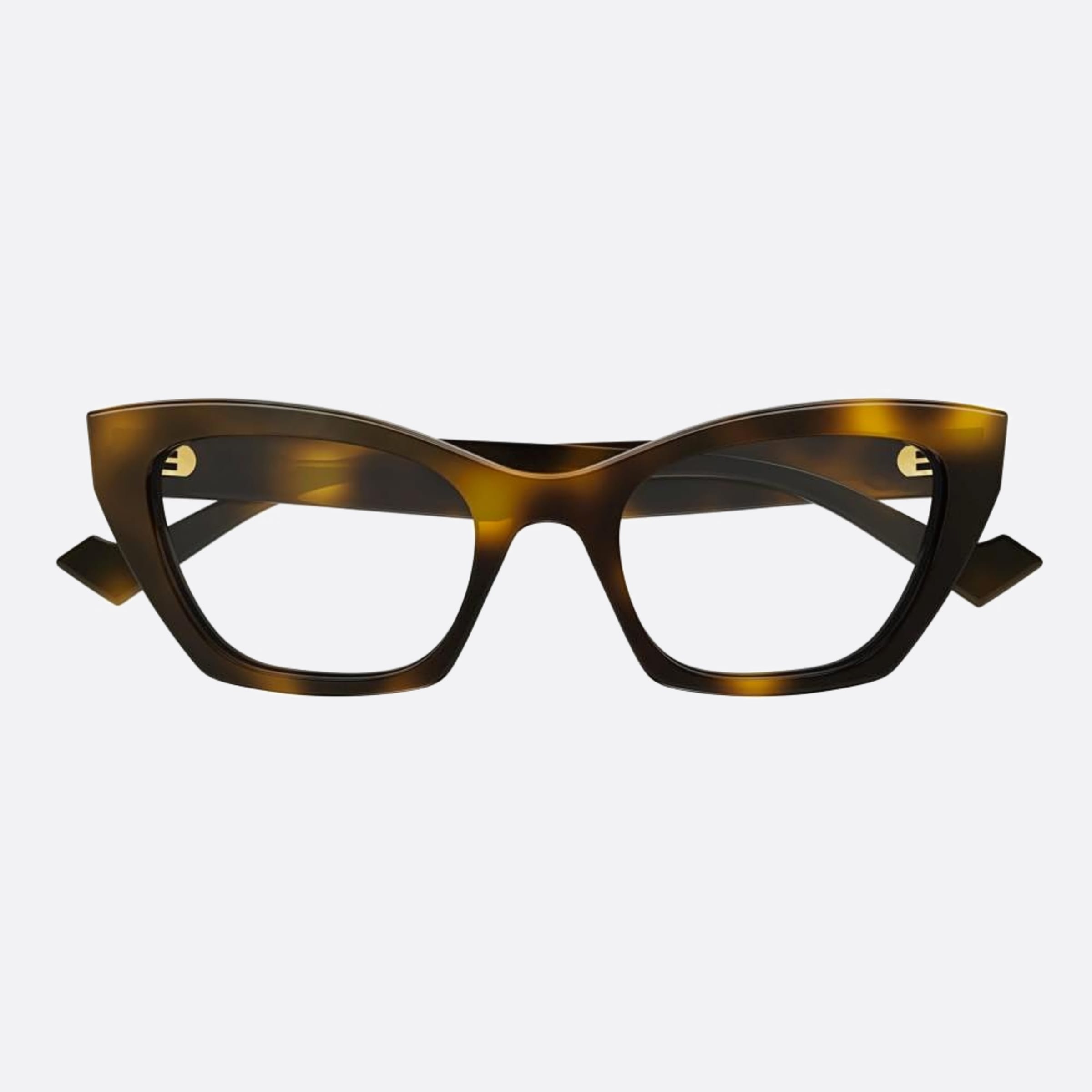 Gucci 52mm Havana Squared Woman Eyeglasses - Main View