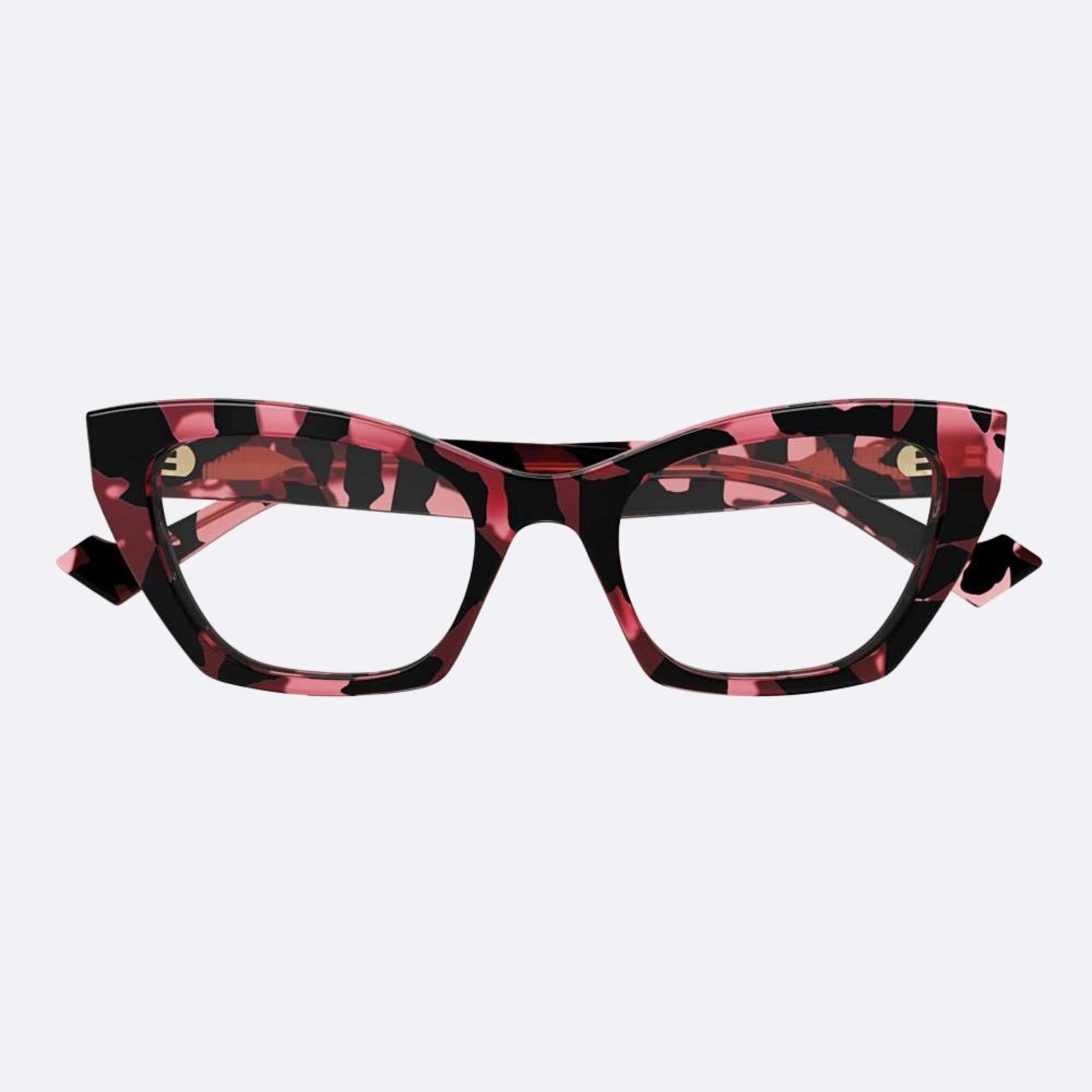 Gucci 52mm Havana Squared Woman Eyeglasses - Main View