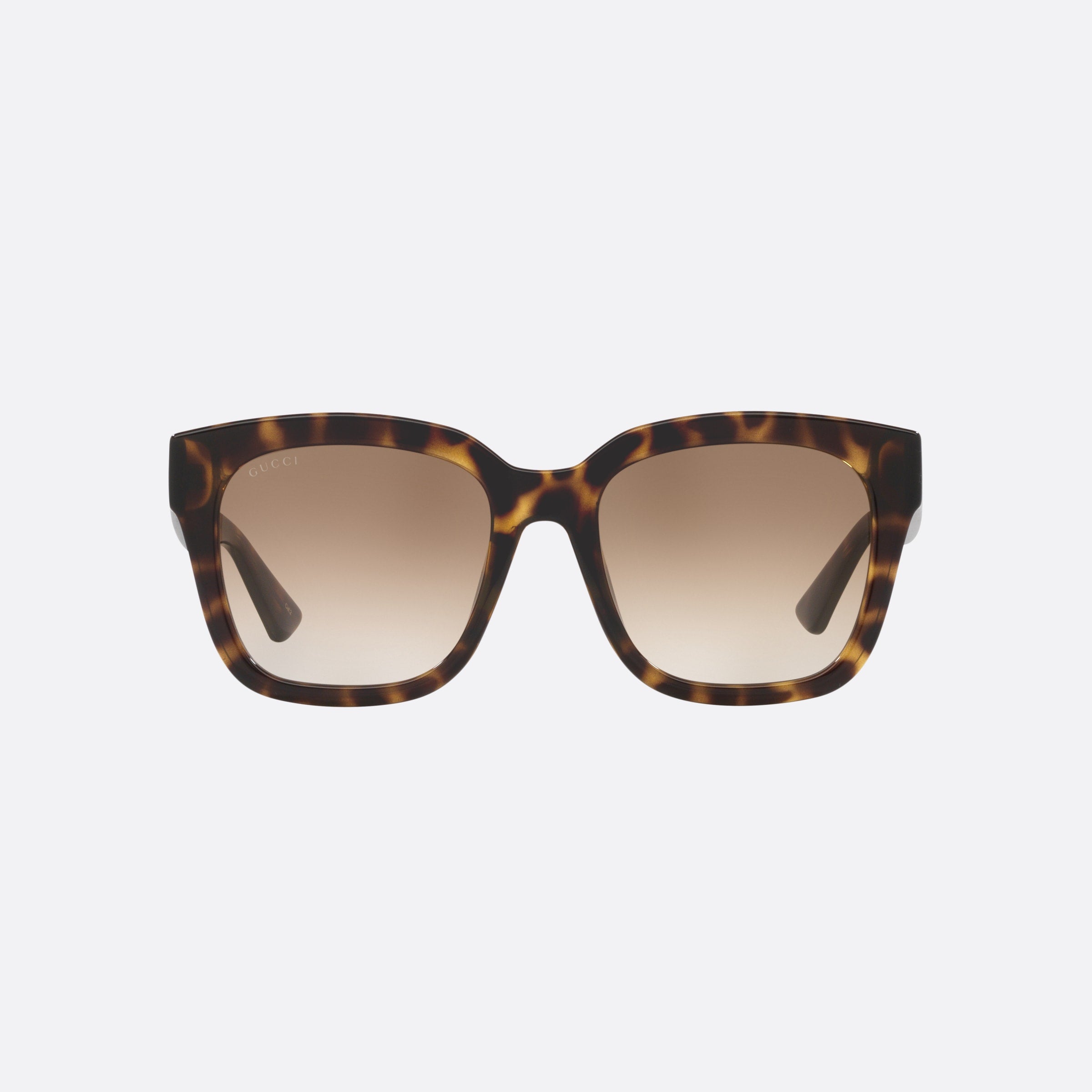Gucci 54mm Gg1338sk Tortoise Rectangle Women Sunglasses - Side View