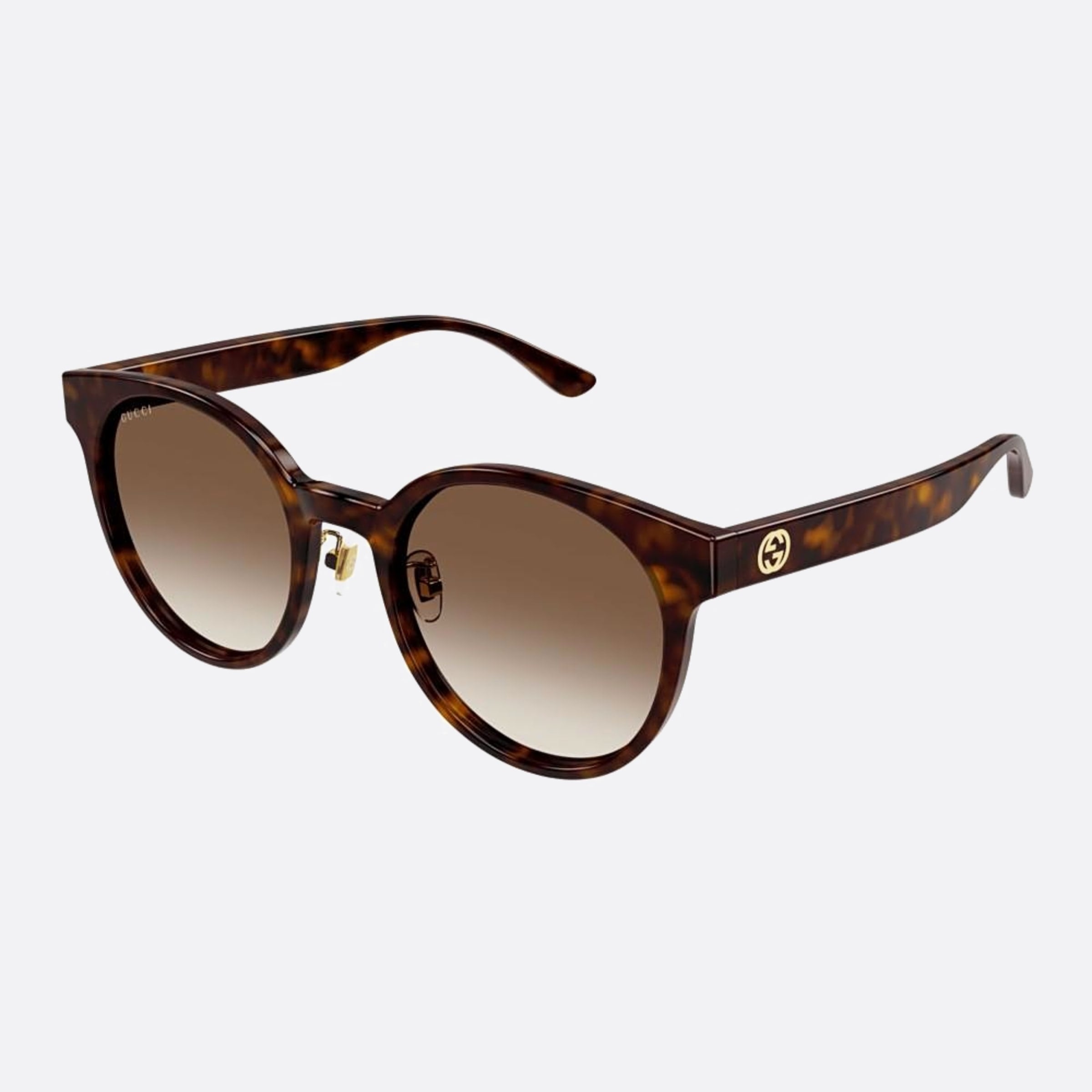 Gucci 54mm Gg1339sk Havana Round Women Sunglasses - Side View