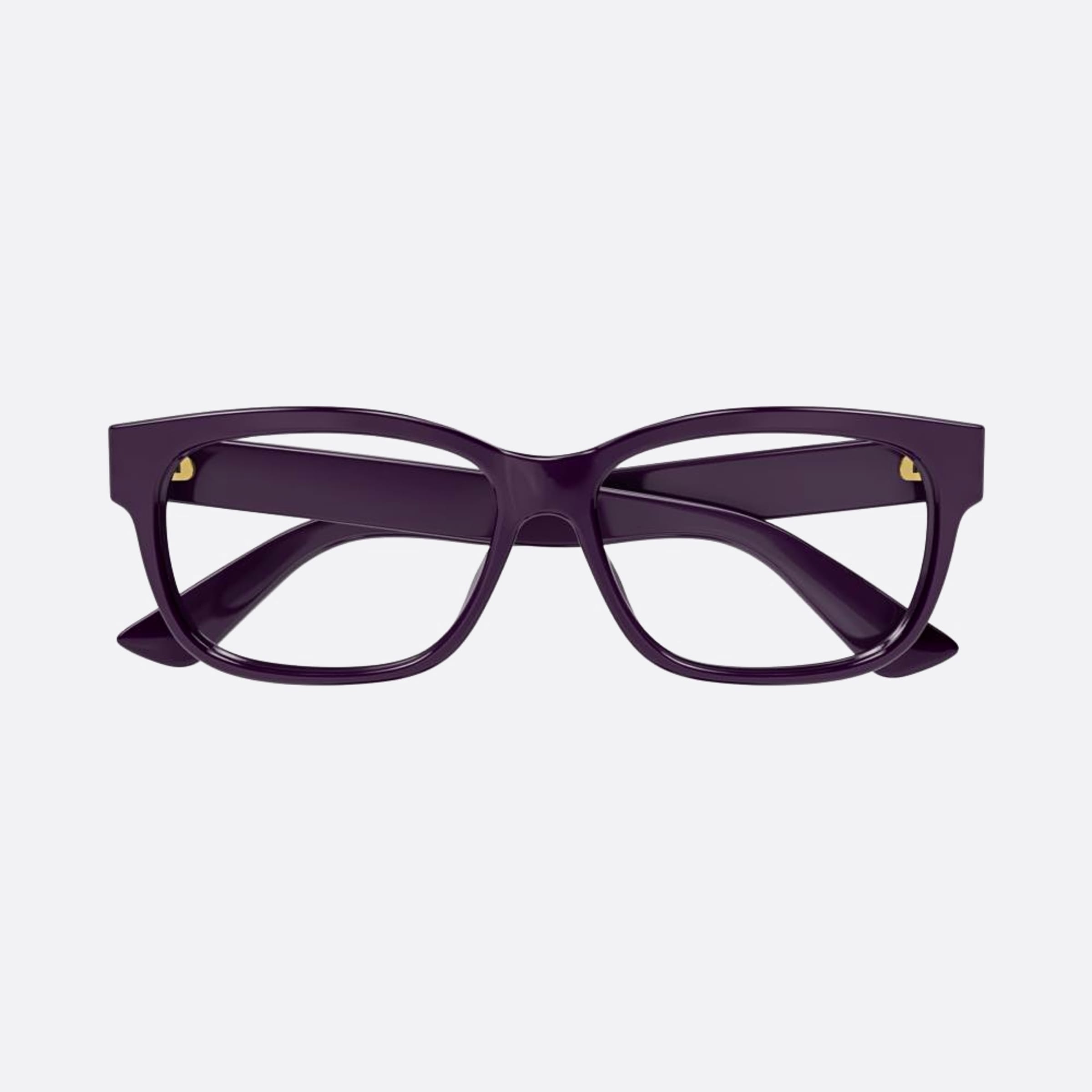 Gucci 55mm Violet Geometric Woman Eyeglasses - Main View