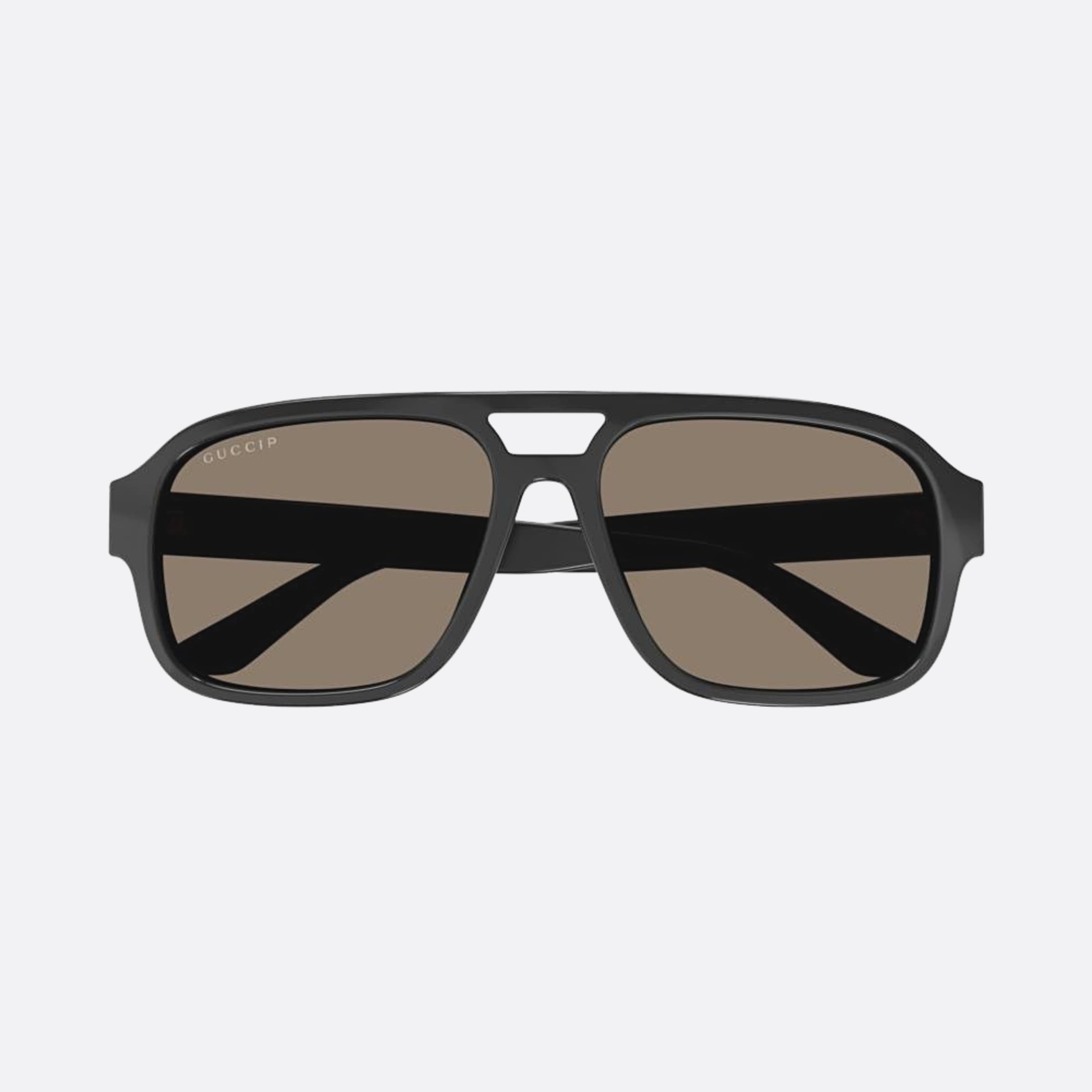 Gucci 59mm Drg Black Squared Polarized Man Sunglasses - Main View