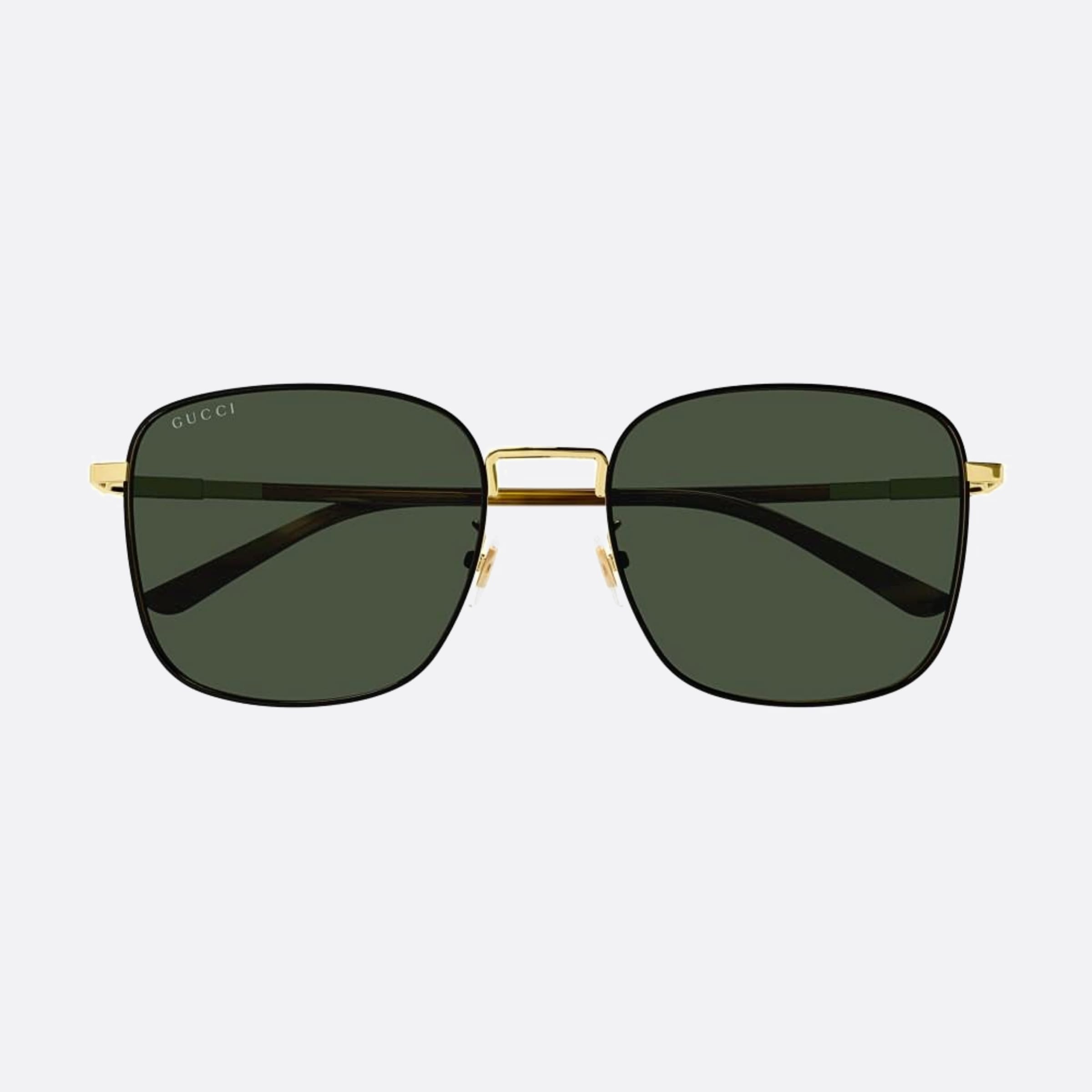 Gucci 58mm Gold Geometric Man Sunglasses - Main View