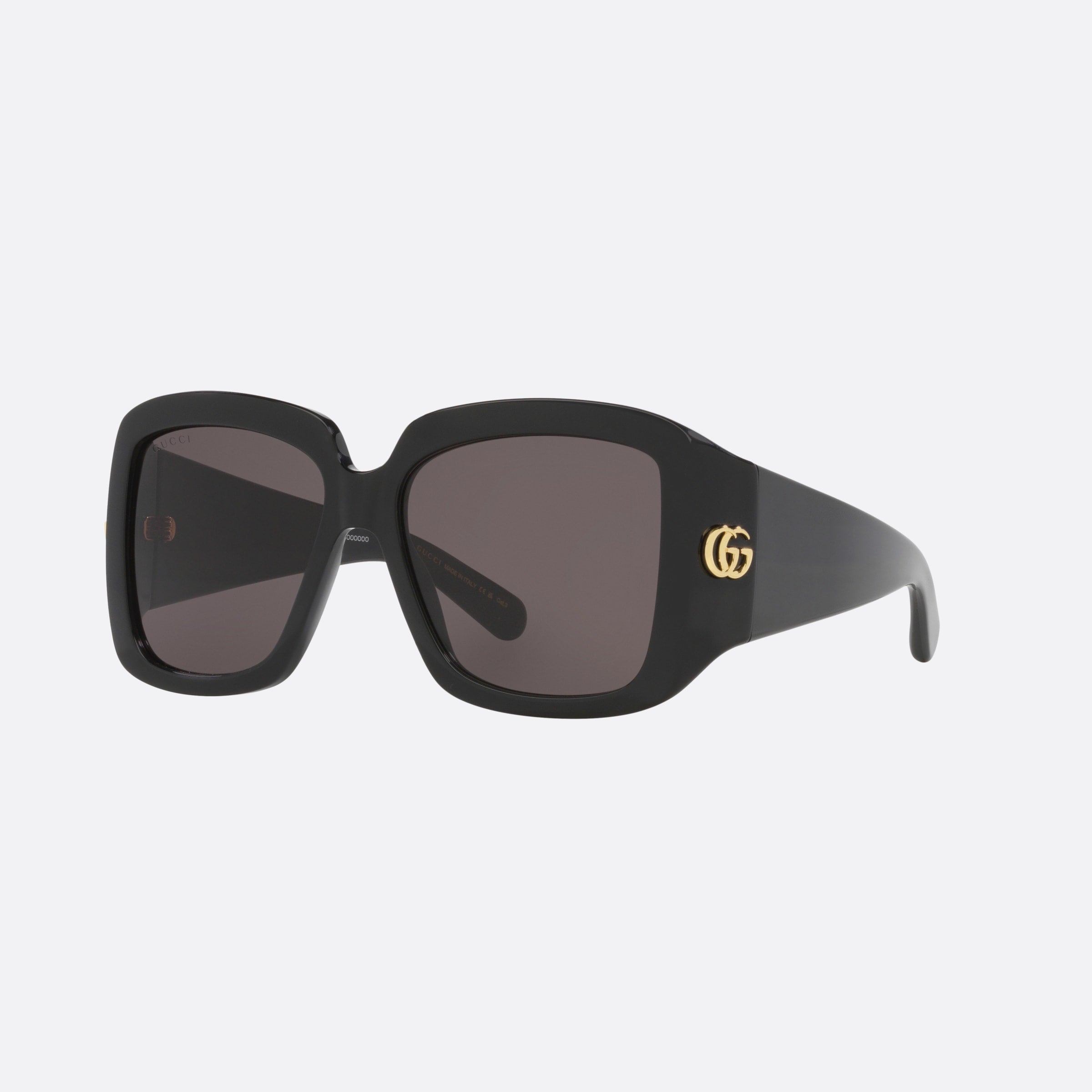Gucci 55mm Black Square Woman Sunglasses - Main View