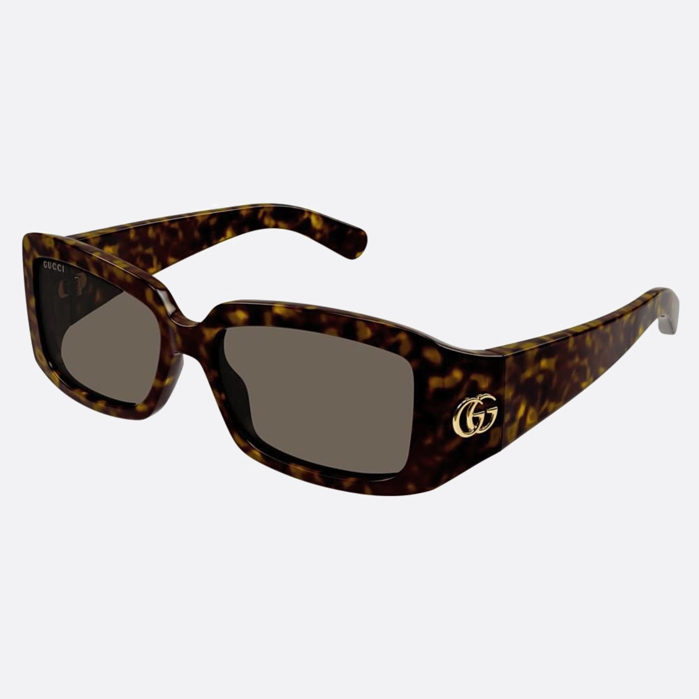 Gucci 54mm Gg1403sk Der Havana Squared Women Sunglasses - Side View