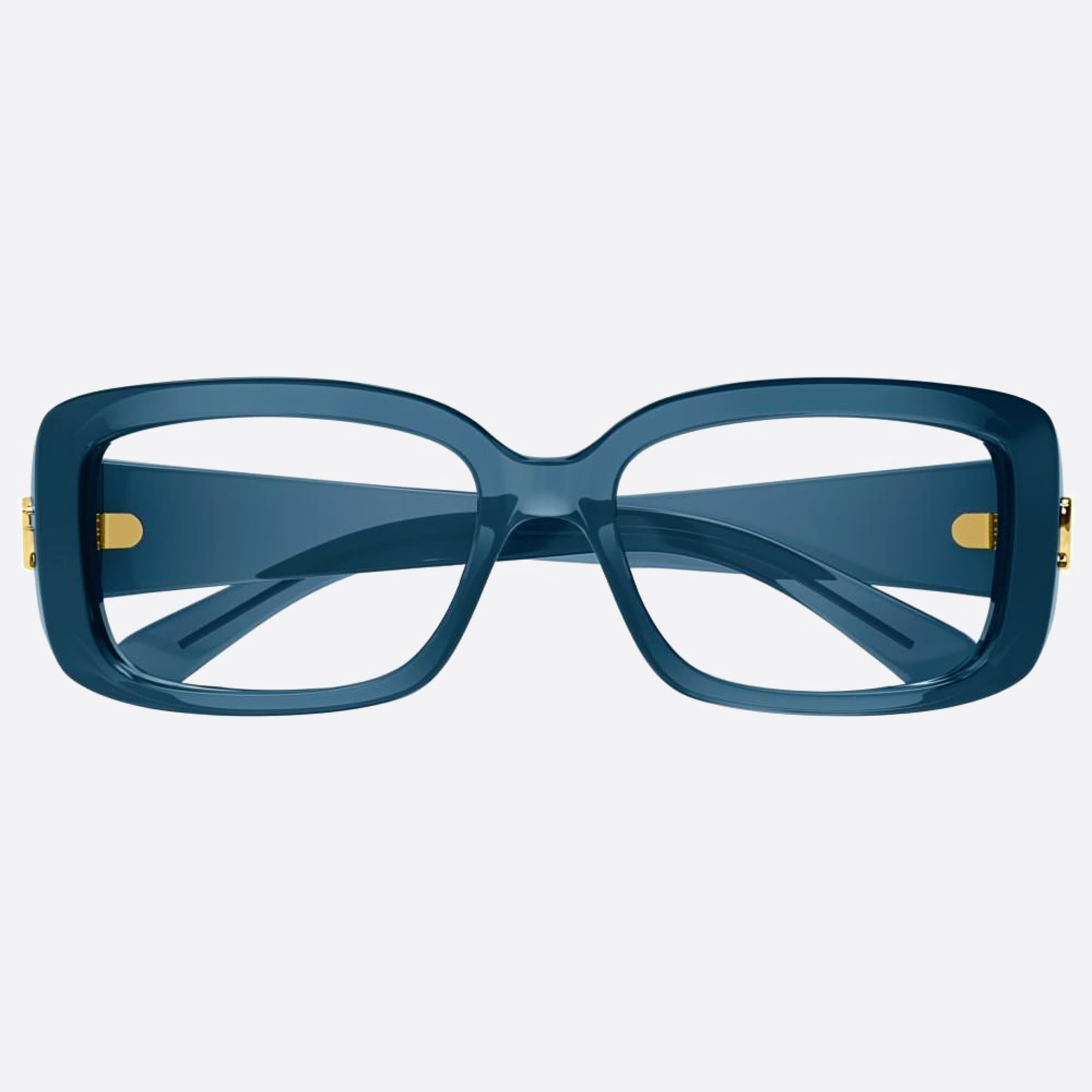Gucci 53mm Blue Squared Woman Eyeglasses - Main View