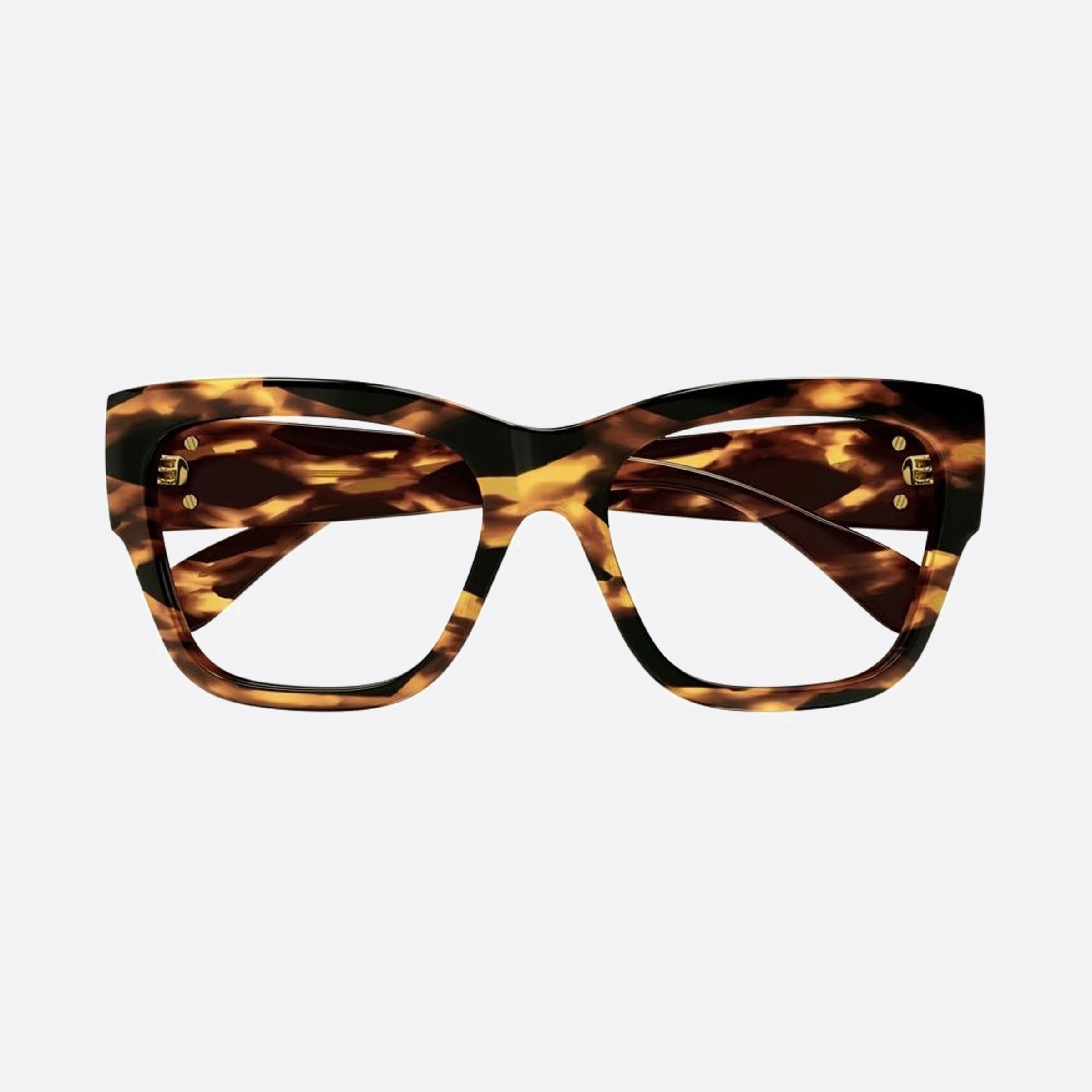 Gucci 53mm Havana Squared Woman Eyeglasses - Main View