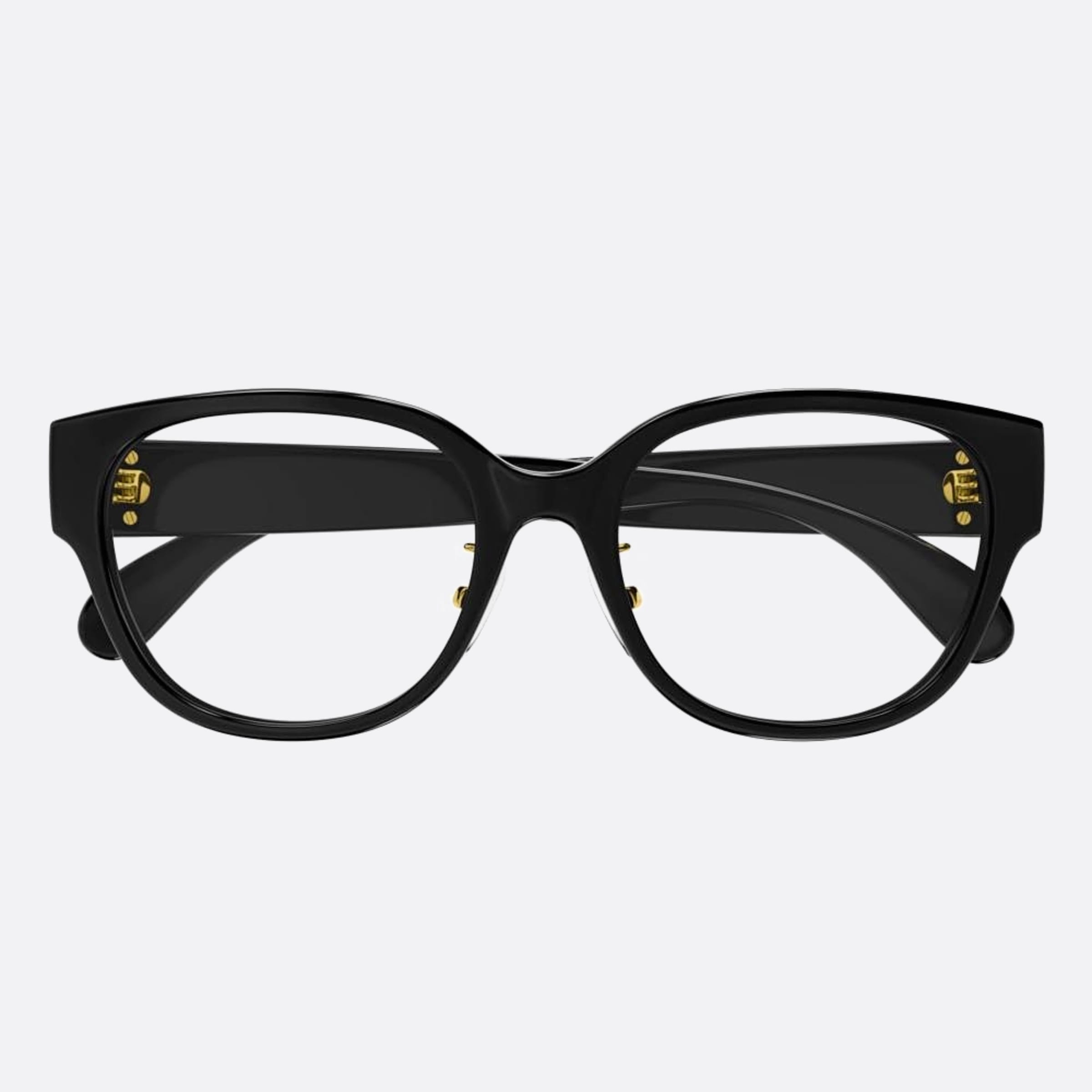 Gucci 53mm Gg1411ok Black Round Women Eyeglasses - Main View