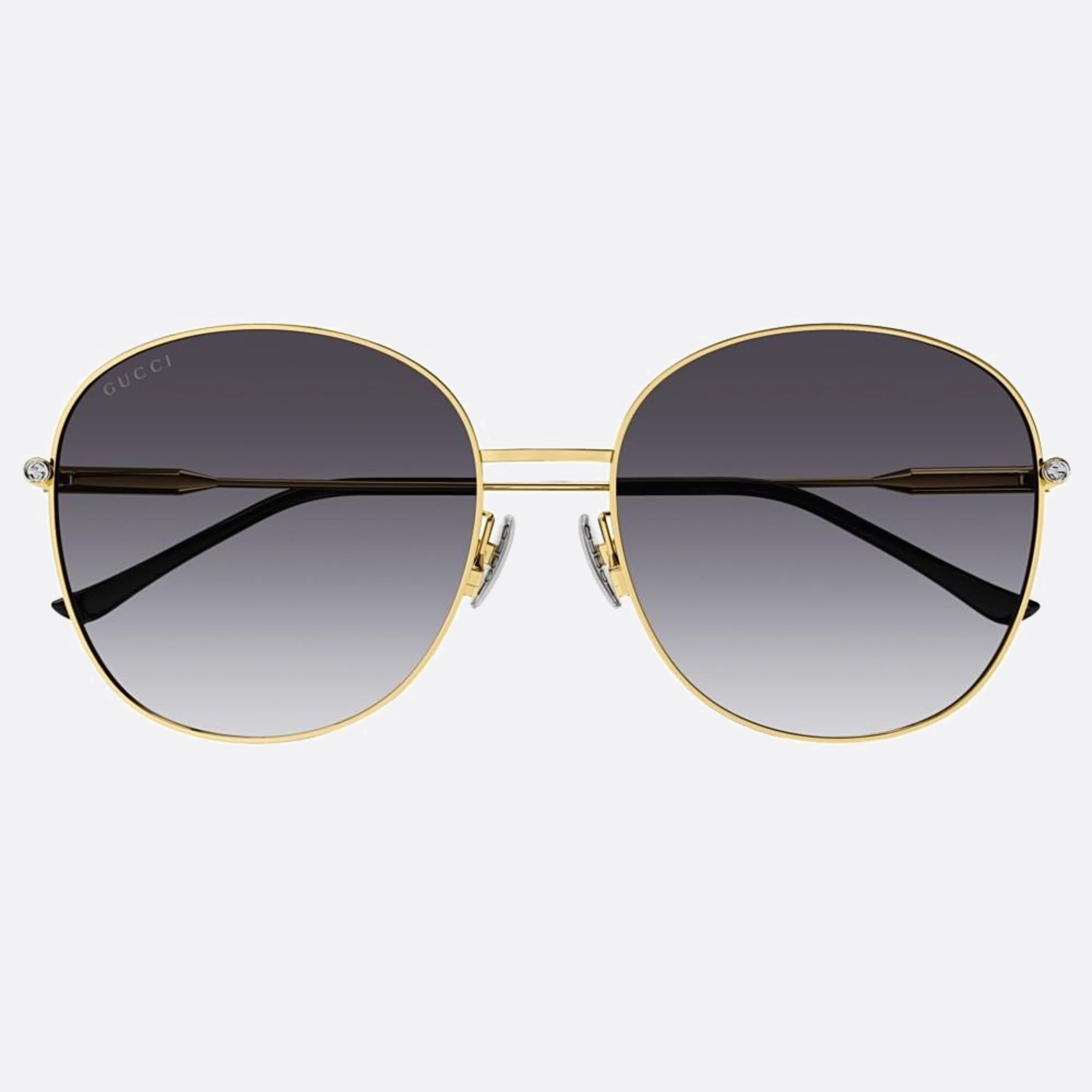 Gucci 59mm Gg1416sk Gold Round Woman Sunglasses - Main View