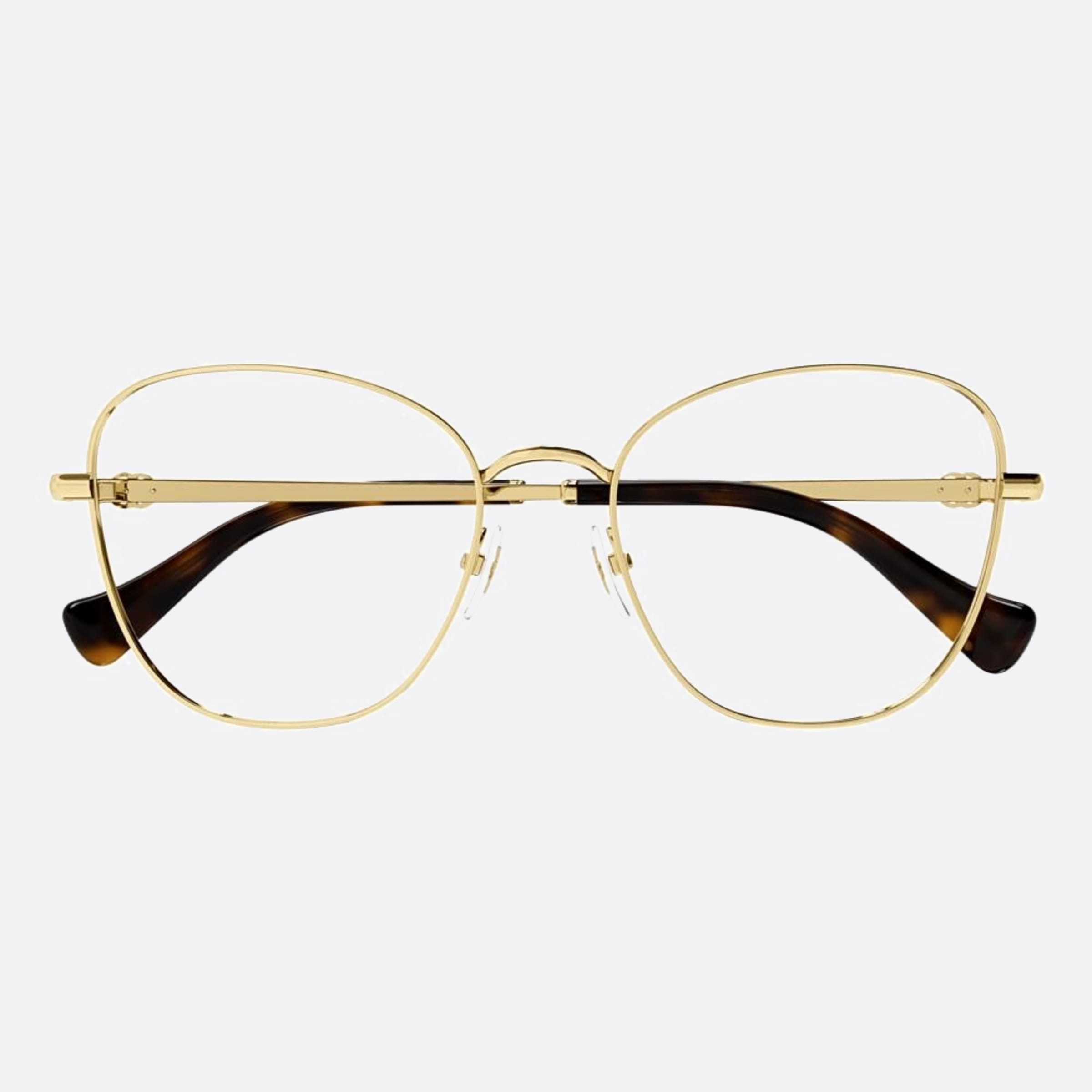 Gucci 55mm Gold Cat Eye Woman Eyeglasses - Main View