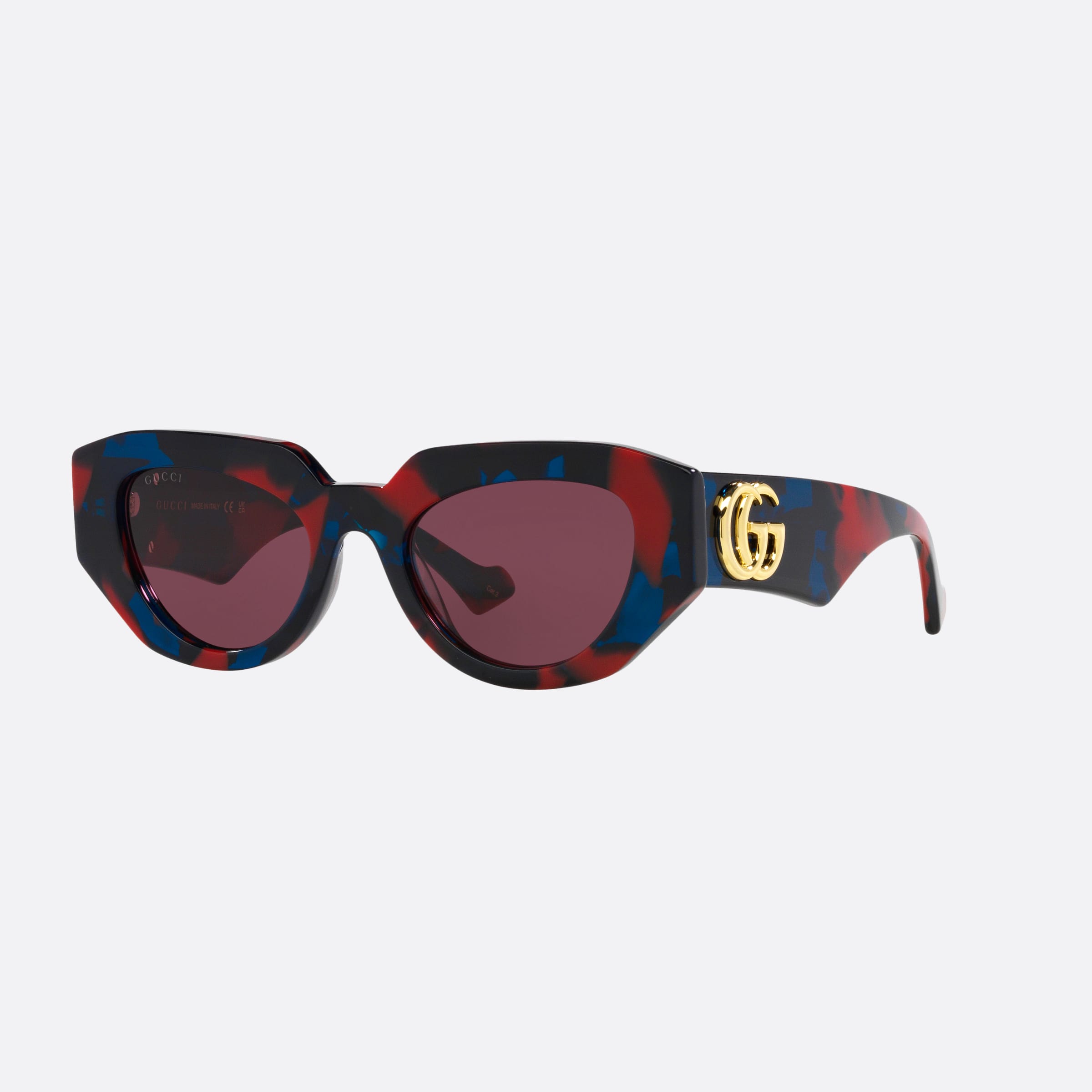 Gucci 51mm Bvf Tortoise Rectangle Woman Sunglasses - Main View