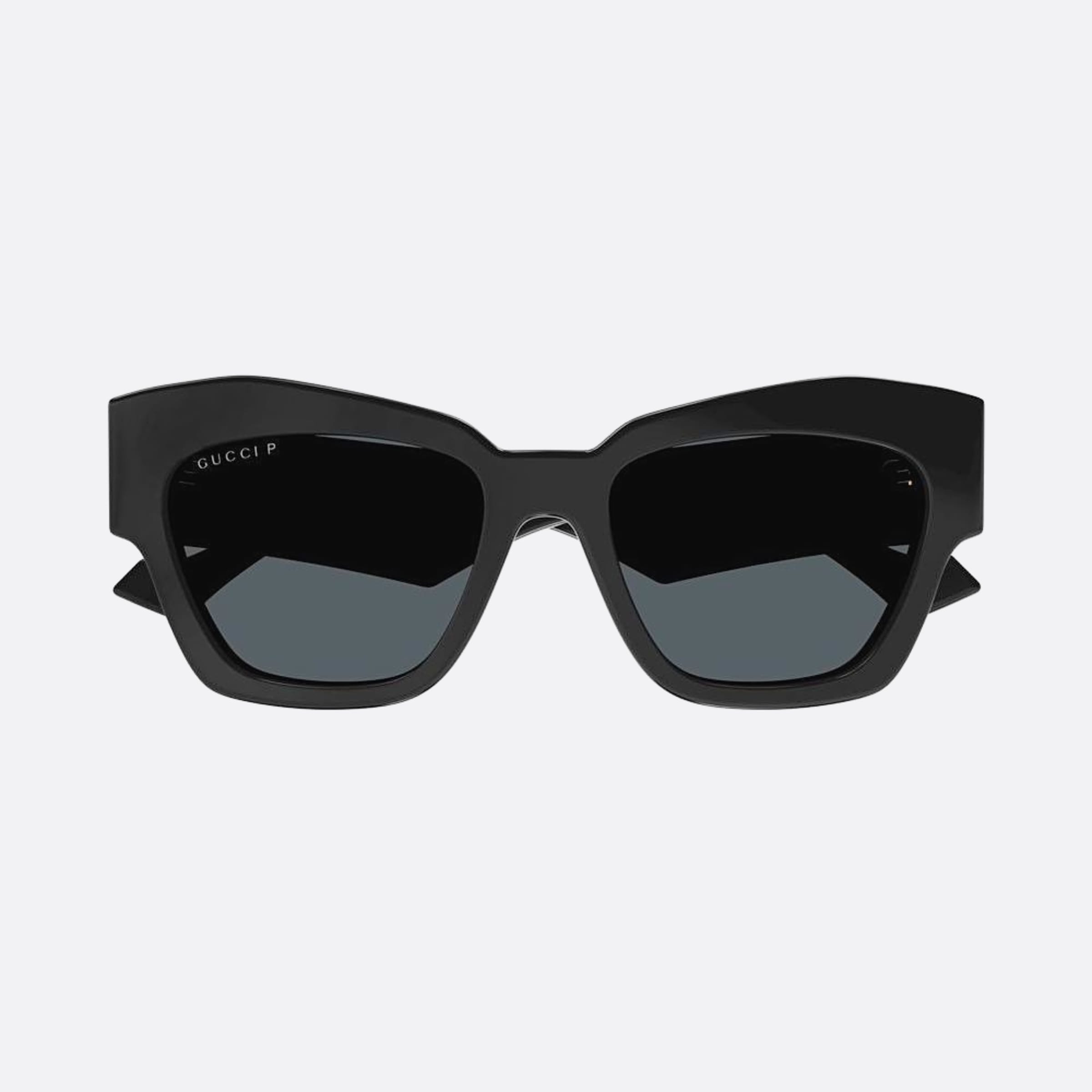 Gucci 55mm Black Cat Eye Polarized Woman Sunglasses - Main View