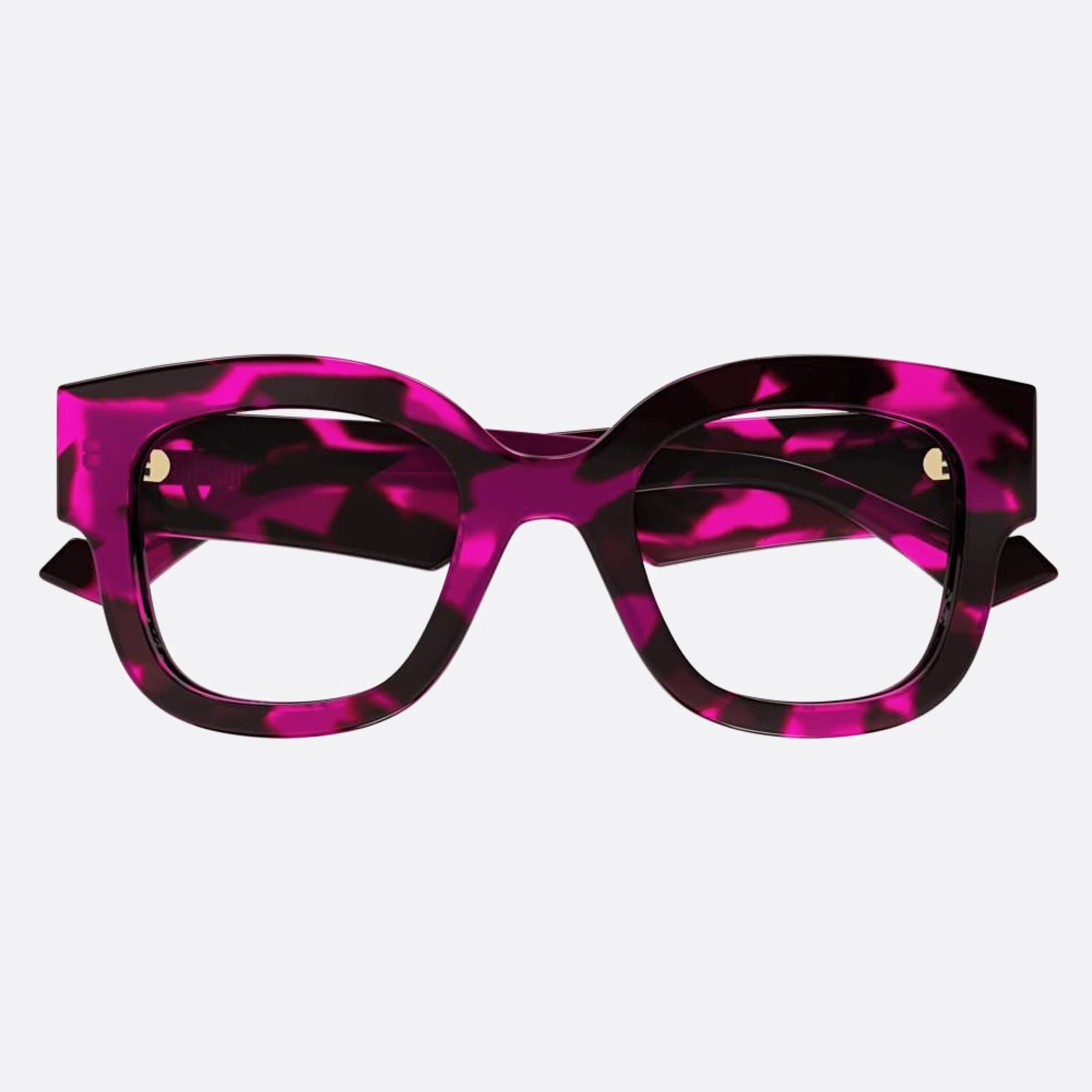 Gucci 50mm Vgb Havana Squared Woman Eyeglasses - Main View