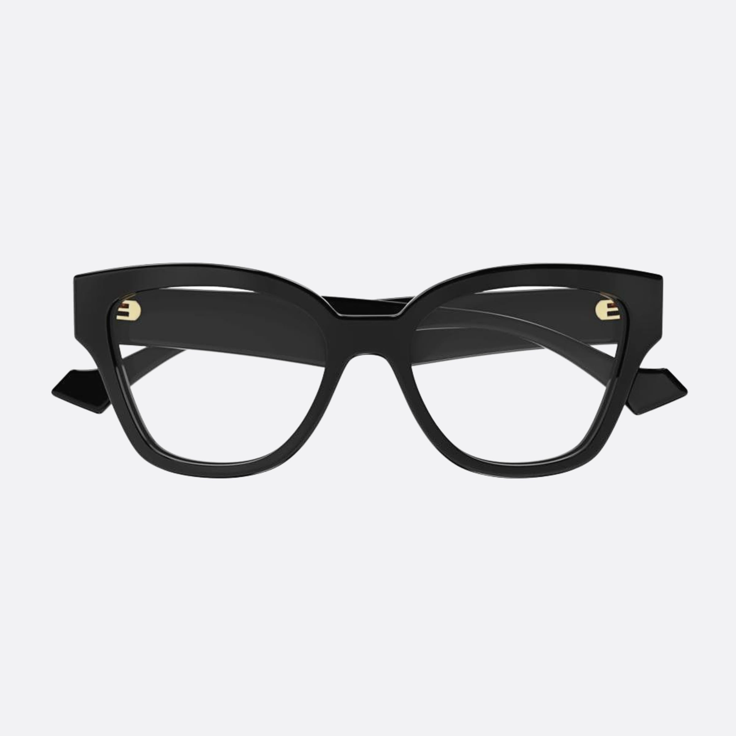 Gucci 54mm Black Squared Woman Eyeglasses - Main View