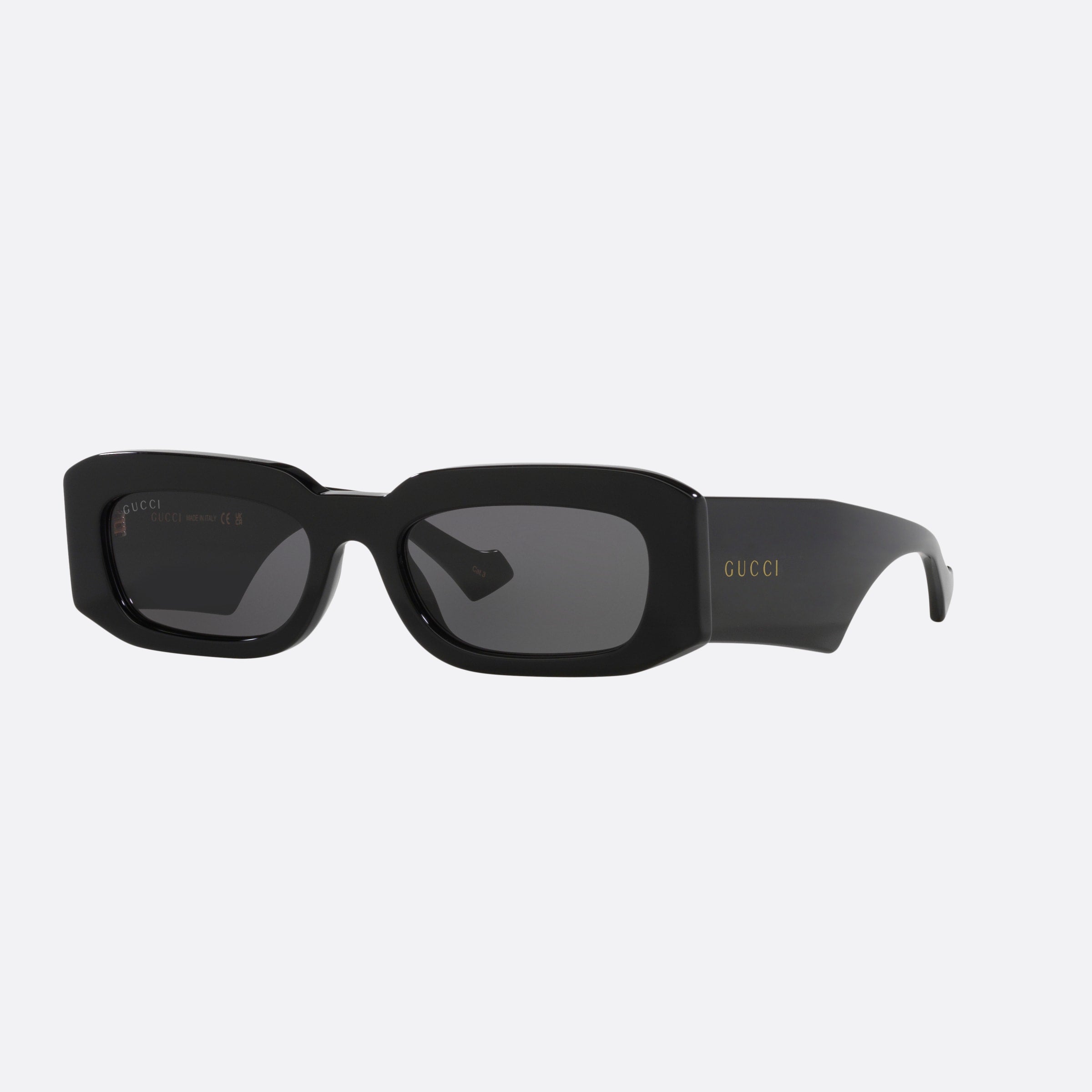 Gucci 54mm Black Square Man Sunglasses - Main View