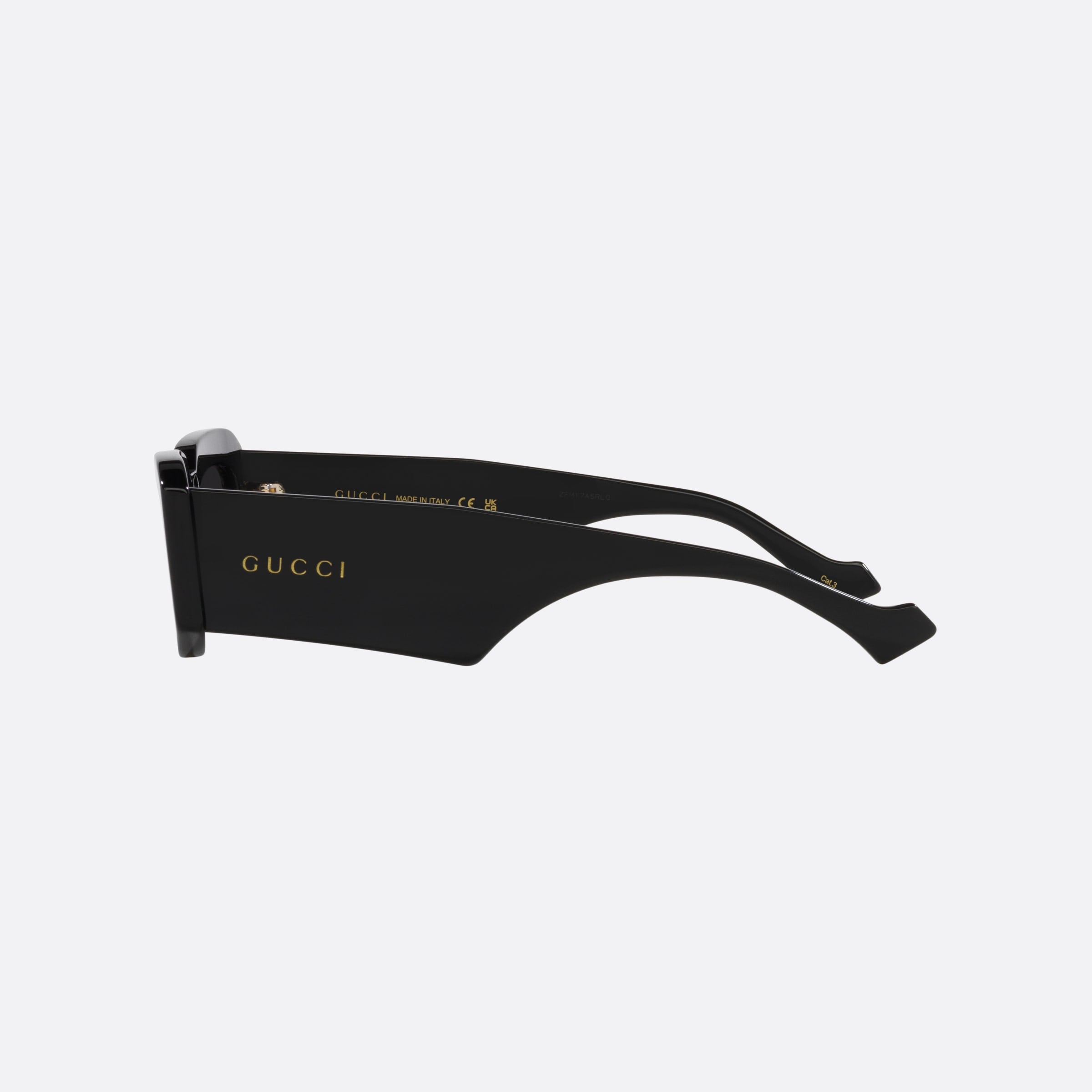 Gucci 54mm Black Square Man Sunglasses - Detail View