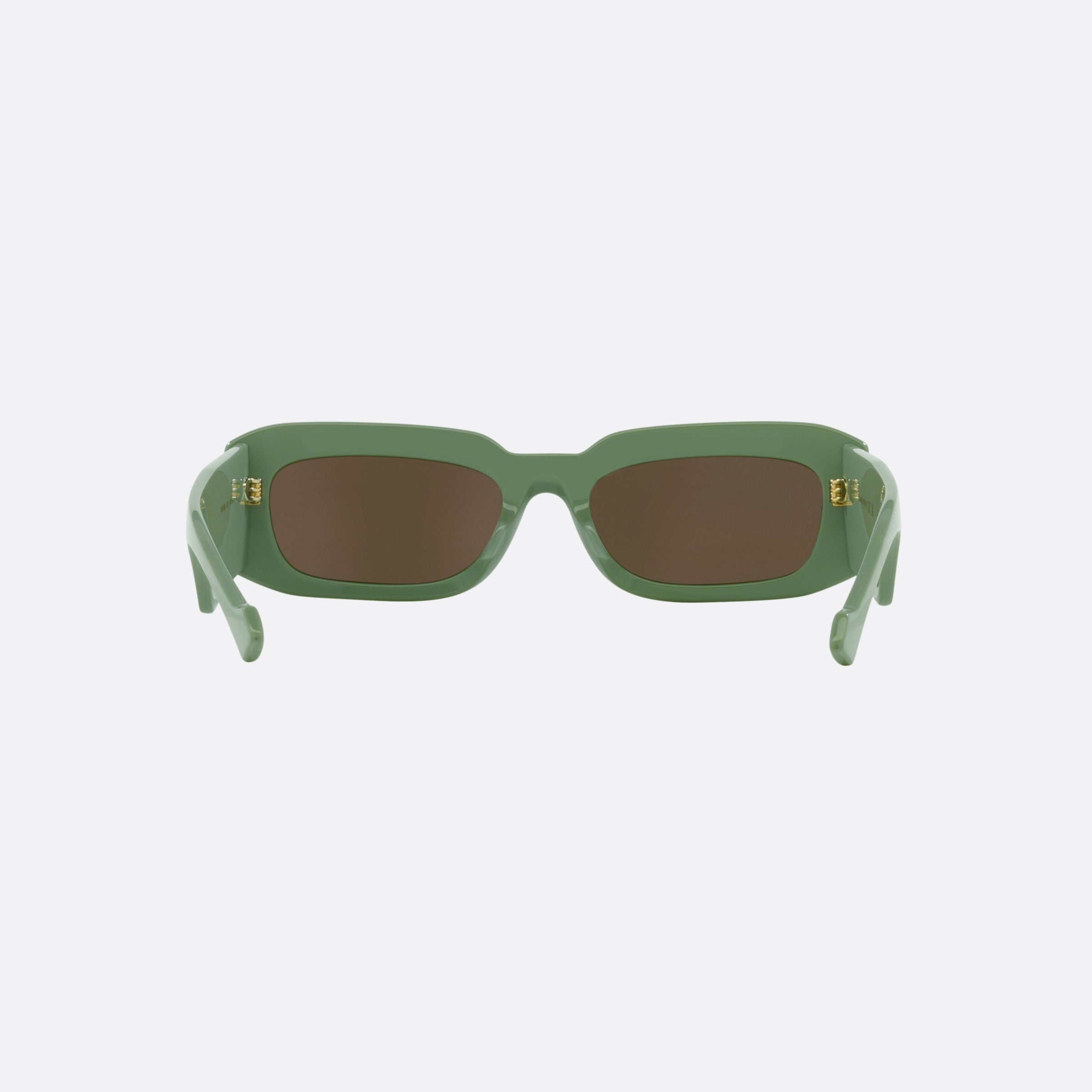 Gucci 54mm Green Square Man Sunglasses - Side View