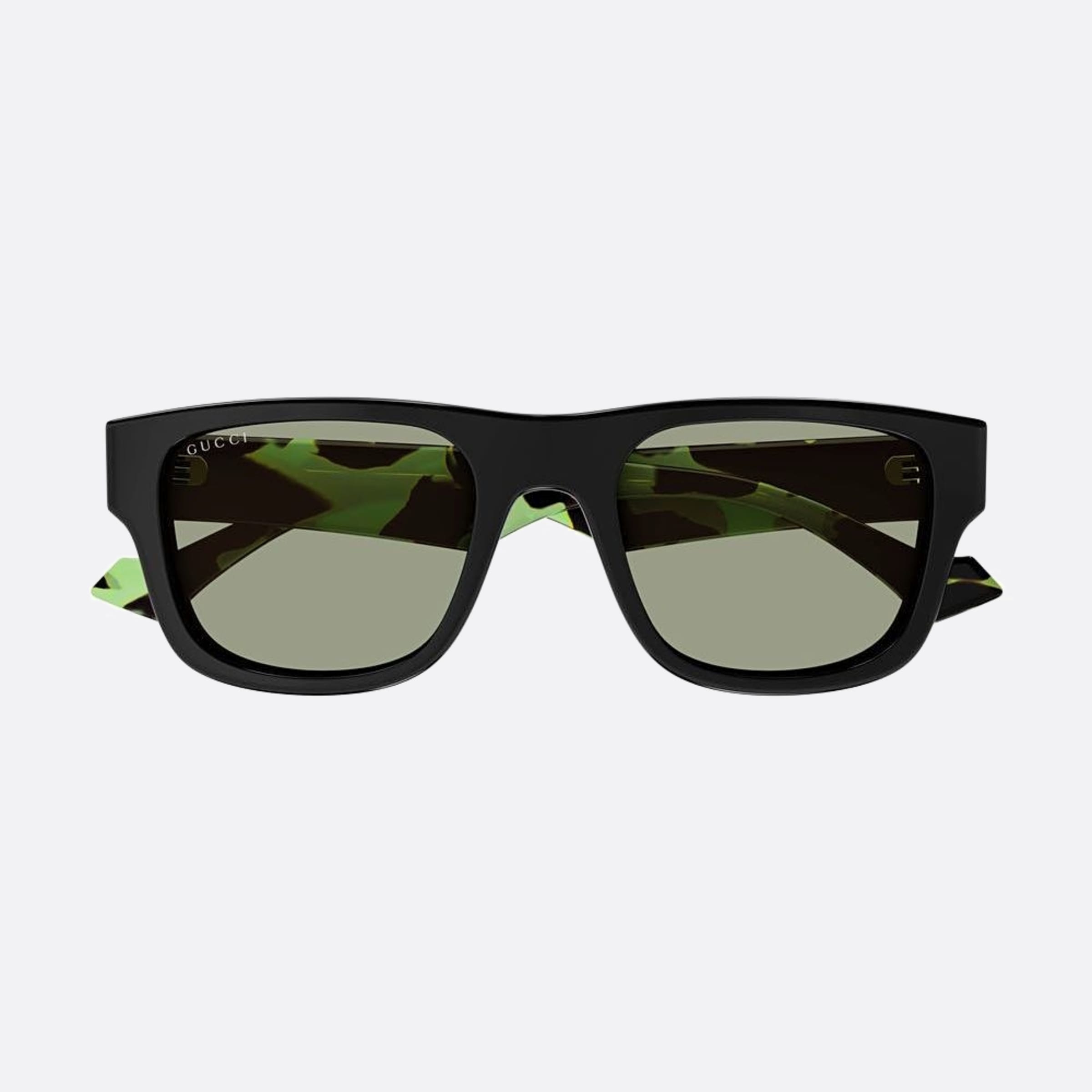 Gucci 53mm Black Squared Man Sunglasses - Main View