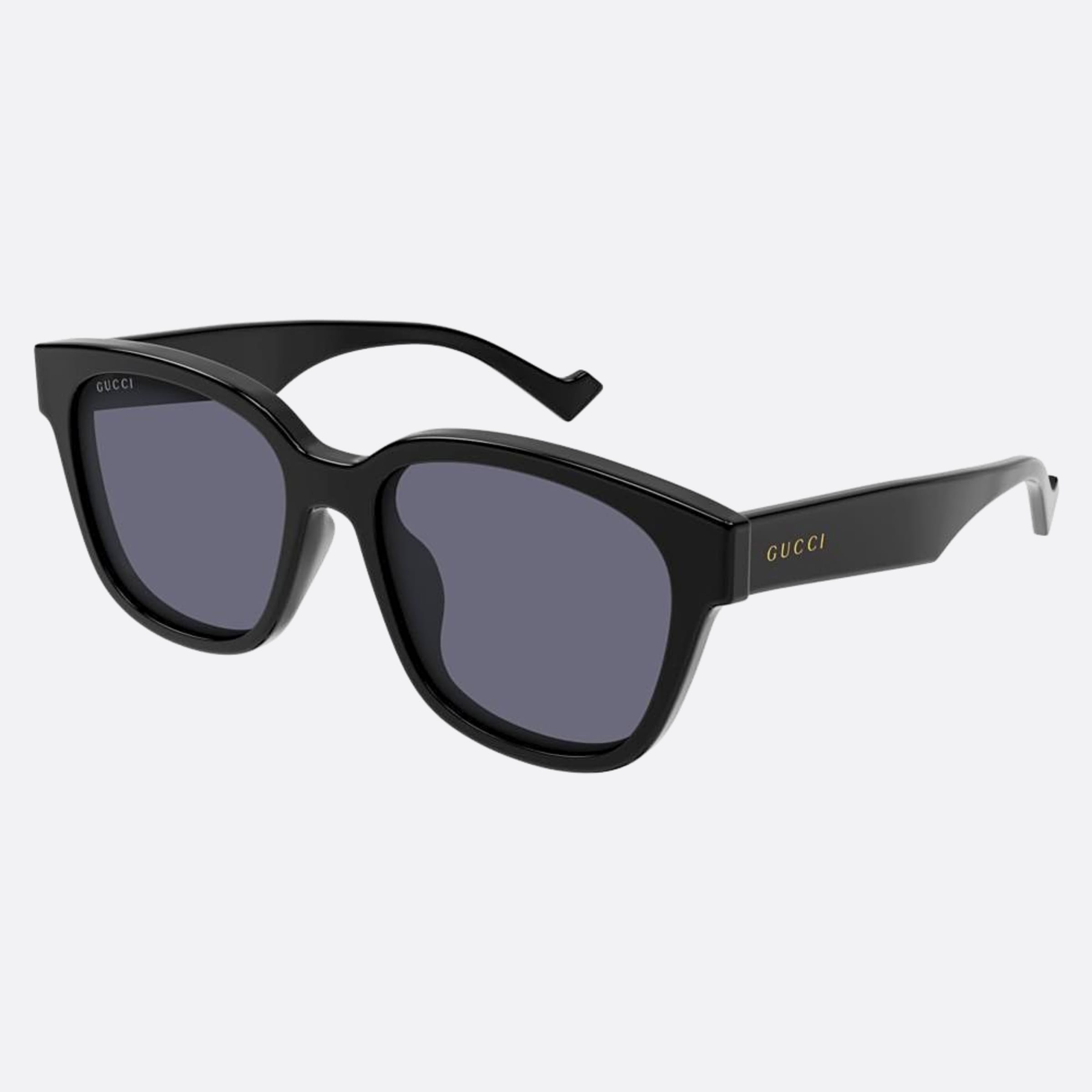 Gucci 57mm Gg1430sk Black Squared Man Sunglasses - Side View