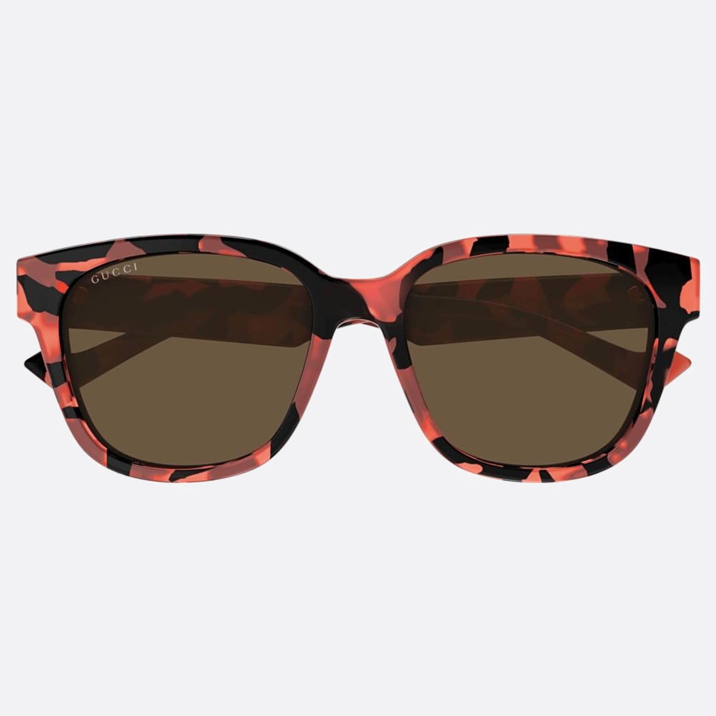 Gucci 57mm Gg1430sk Njh Havana Squared Men Sunglasses - Main View