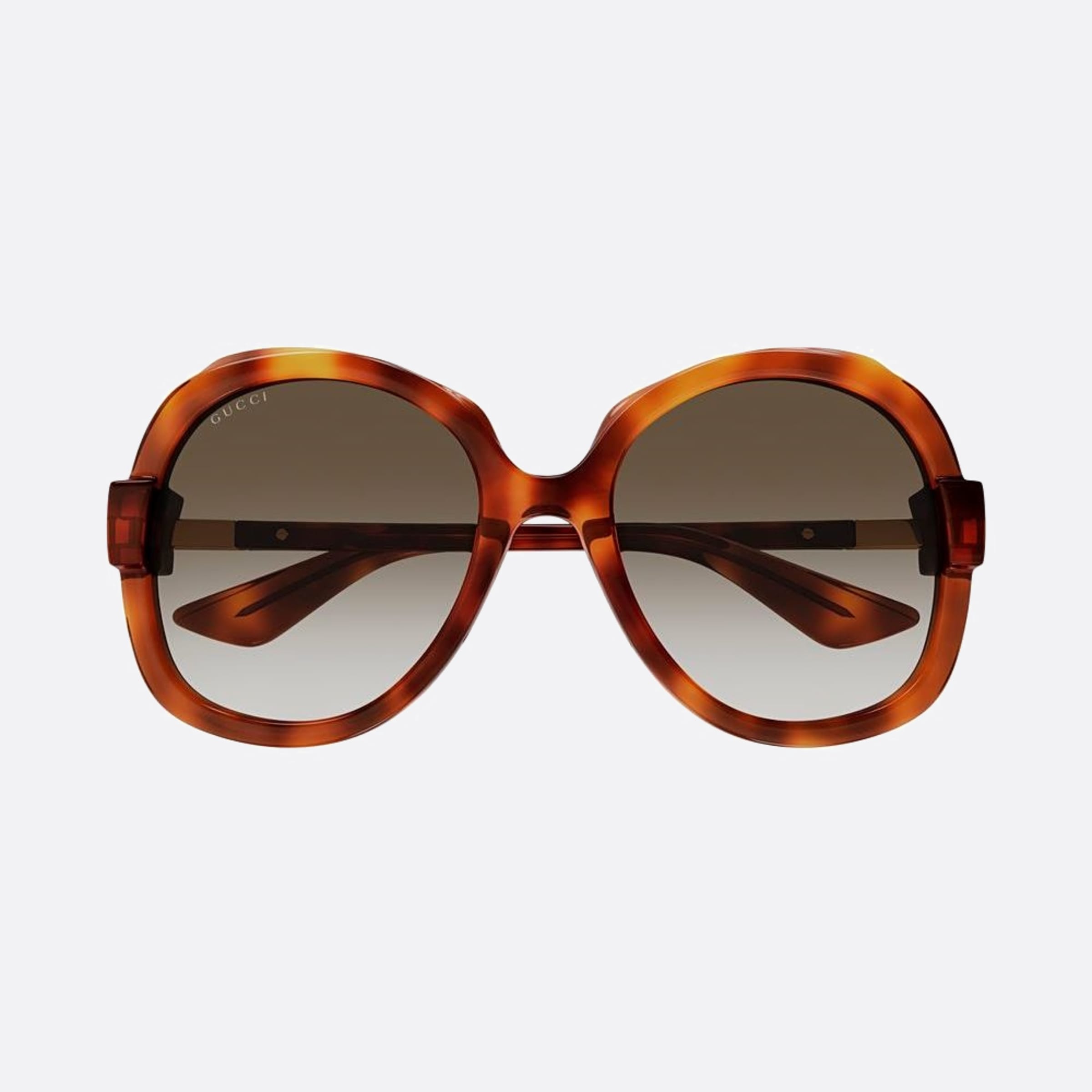 Gucci 57mm Havana Butterfly Women Sunglasses - Main View