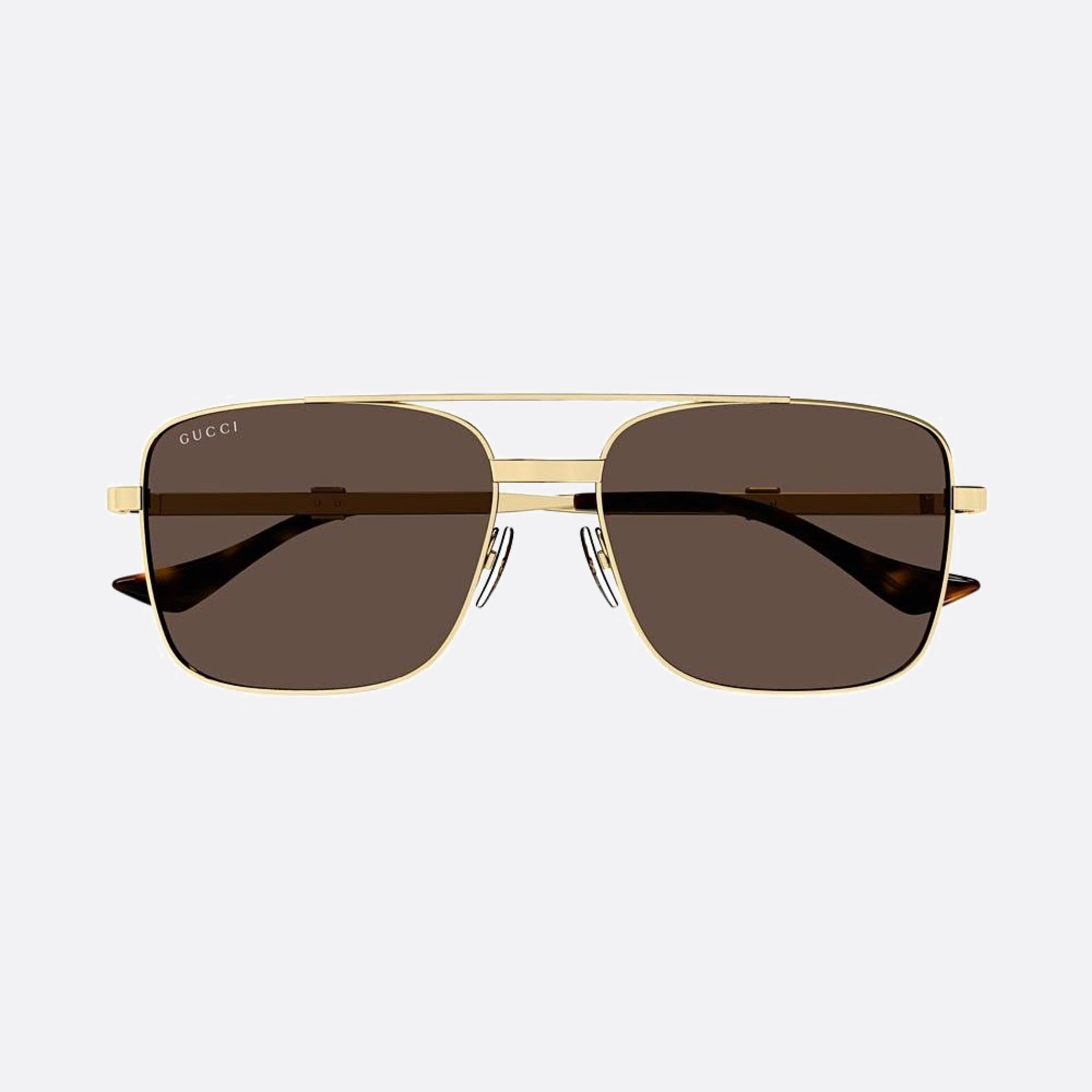 Gucci 58mm Havana Squared Man Sunglasses - Main View