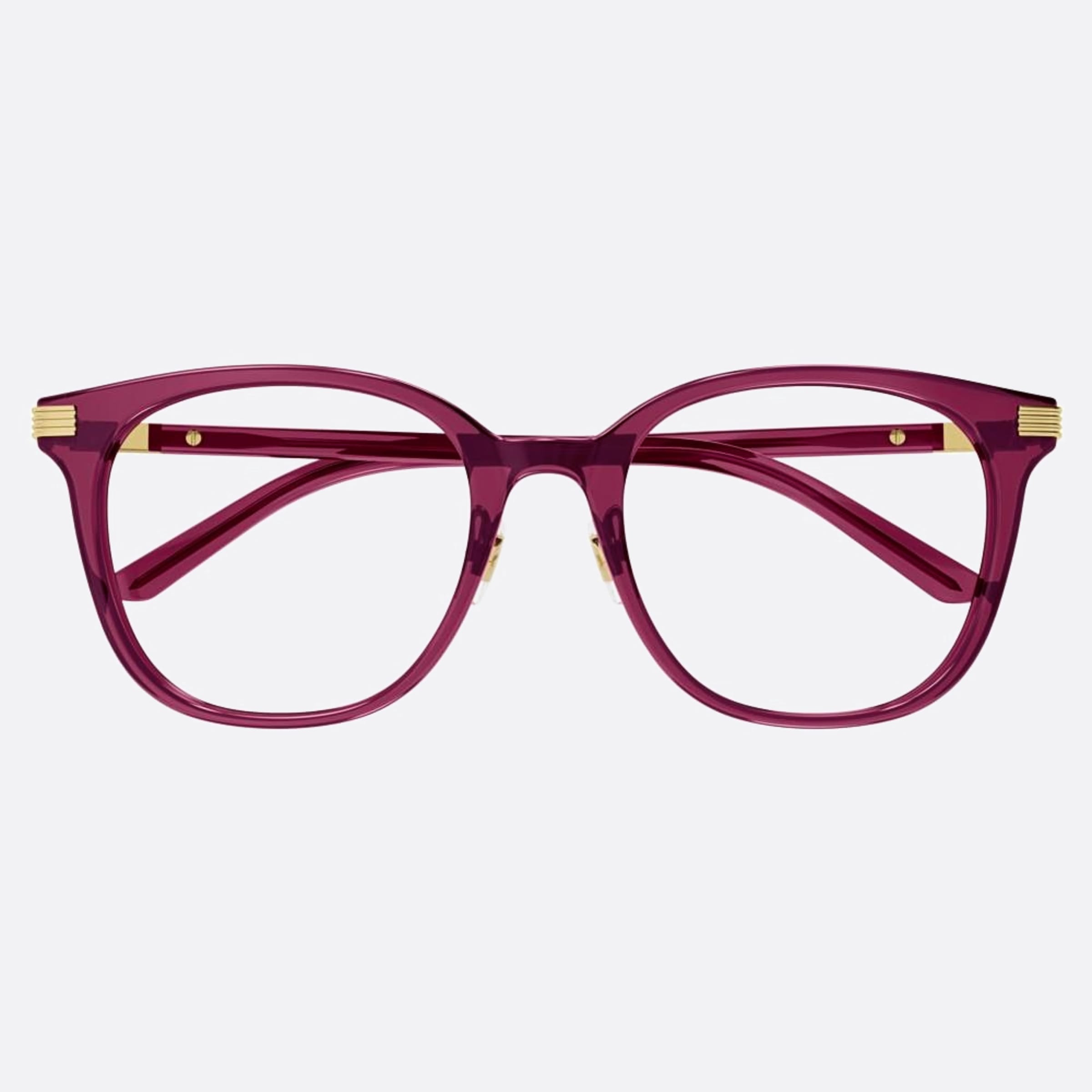 Gucci 53mm Gg1453ok Red Round Woman Eyeglasses - Main View