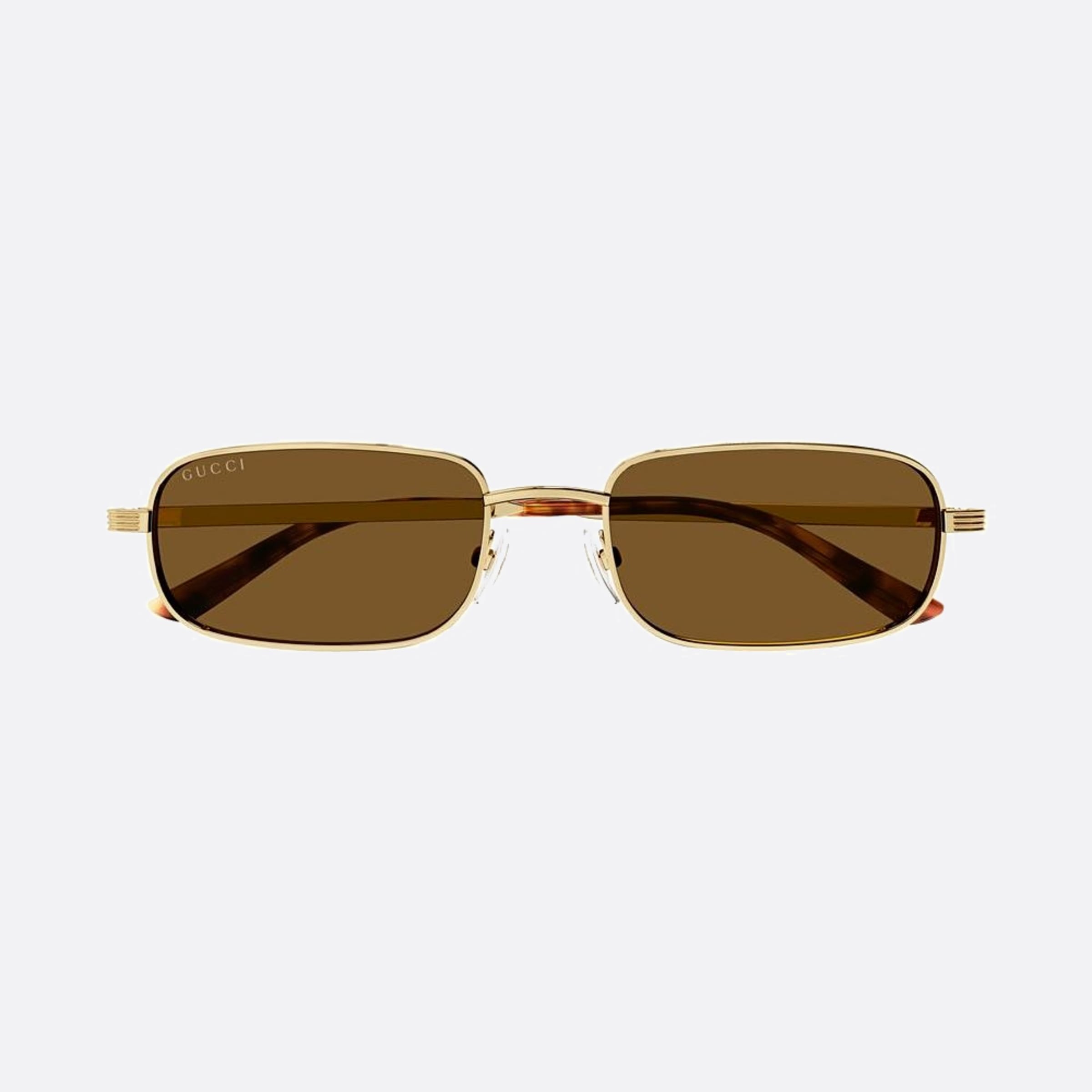 Gucci 57mm Havana Squared Man Sunglasses - Main View