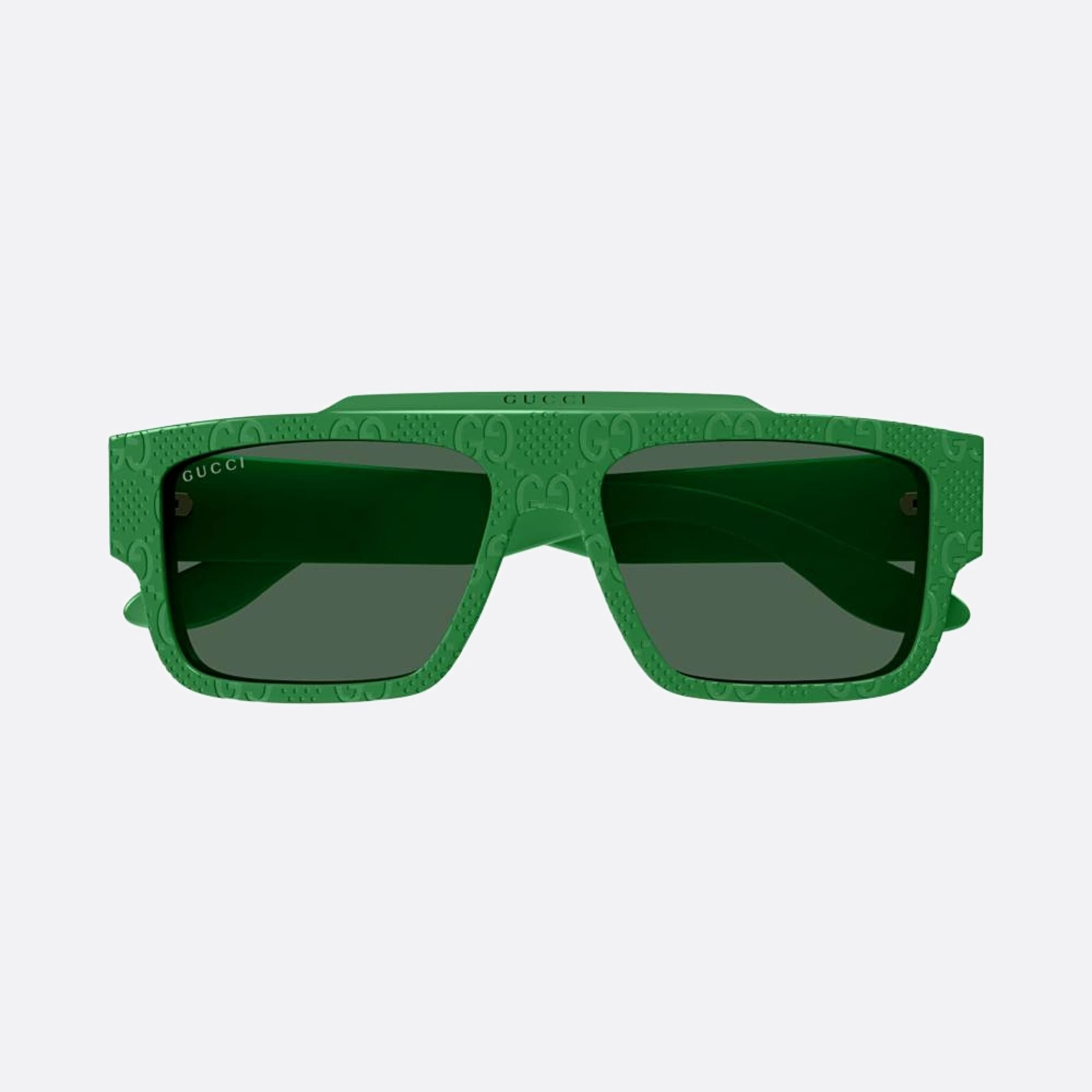 Gucci 56mm Grg Green Squared Man Sunglasses - Main View