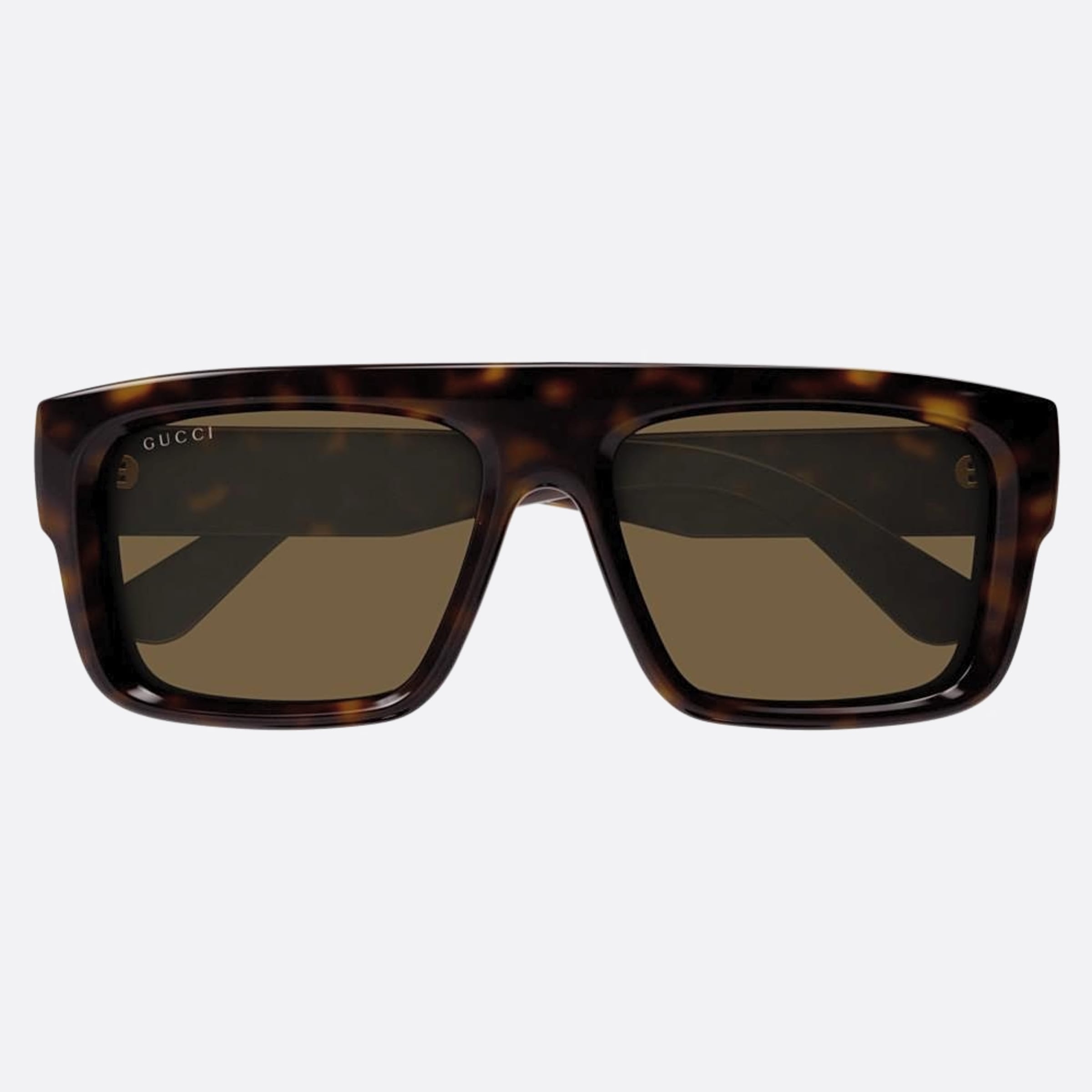 Gucci 55mm Bre Havana Squared Man Sunglasses - Main View