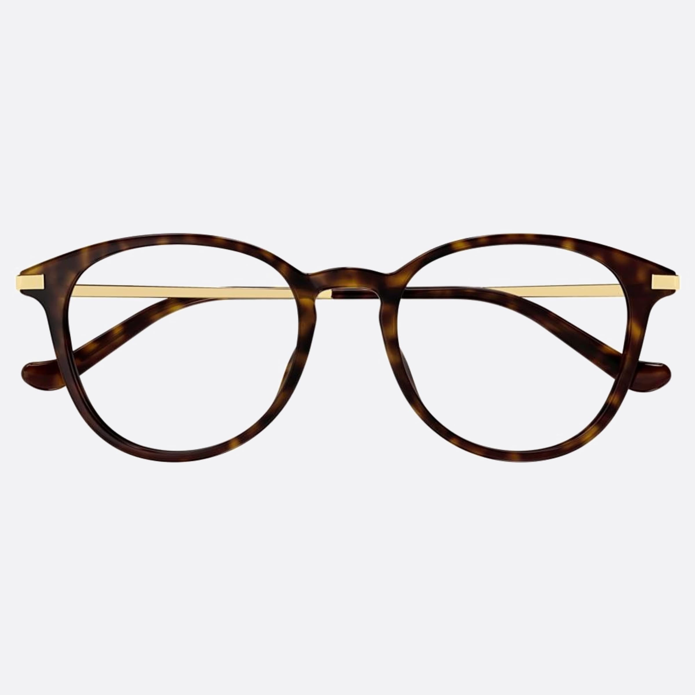 Gucci 51mm Gg1466oa Havana Round Unisex Eyeglasses - Main View