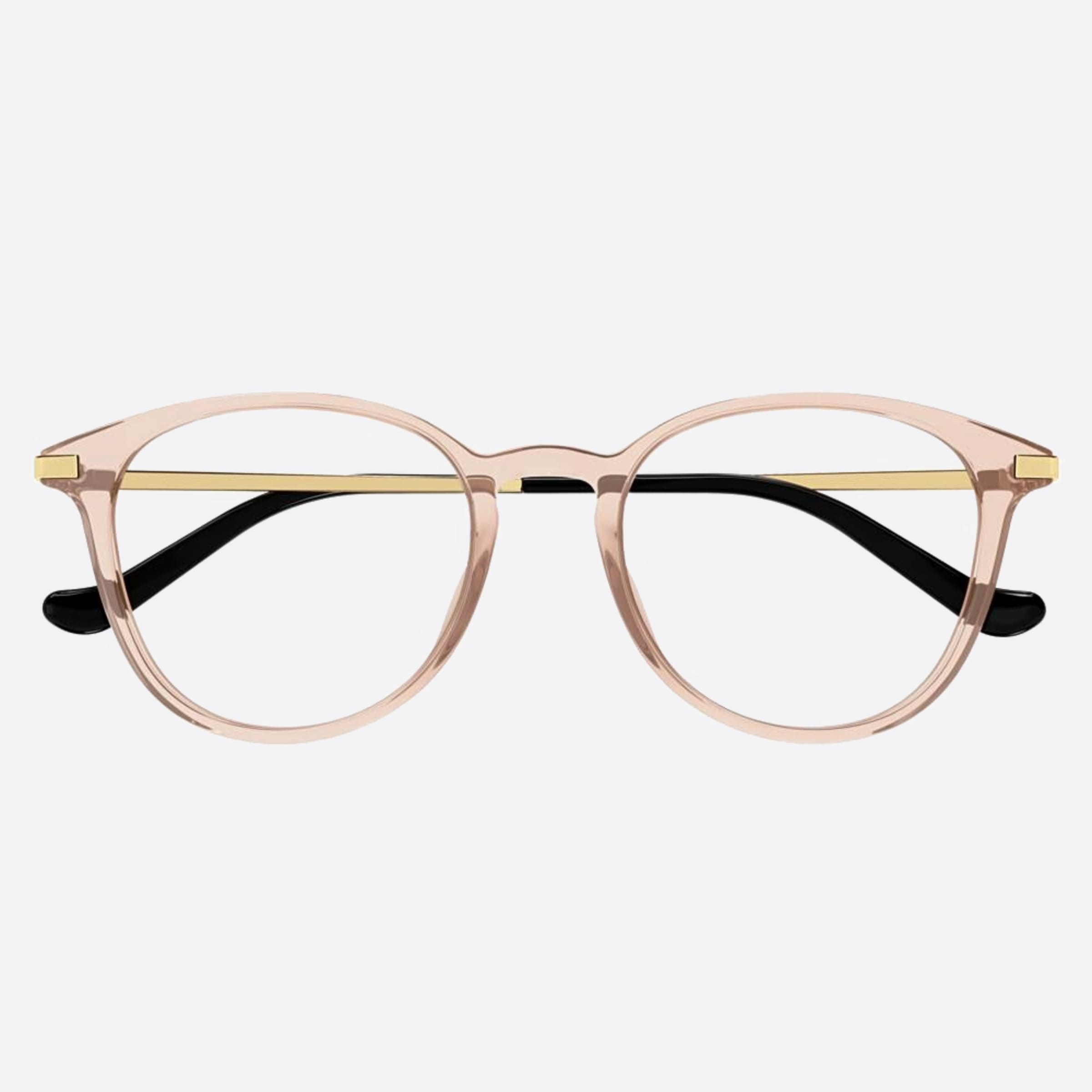 Gucci 51mm Gg1466oa Pink Round Unisex Eyeglasses - Main View